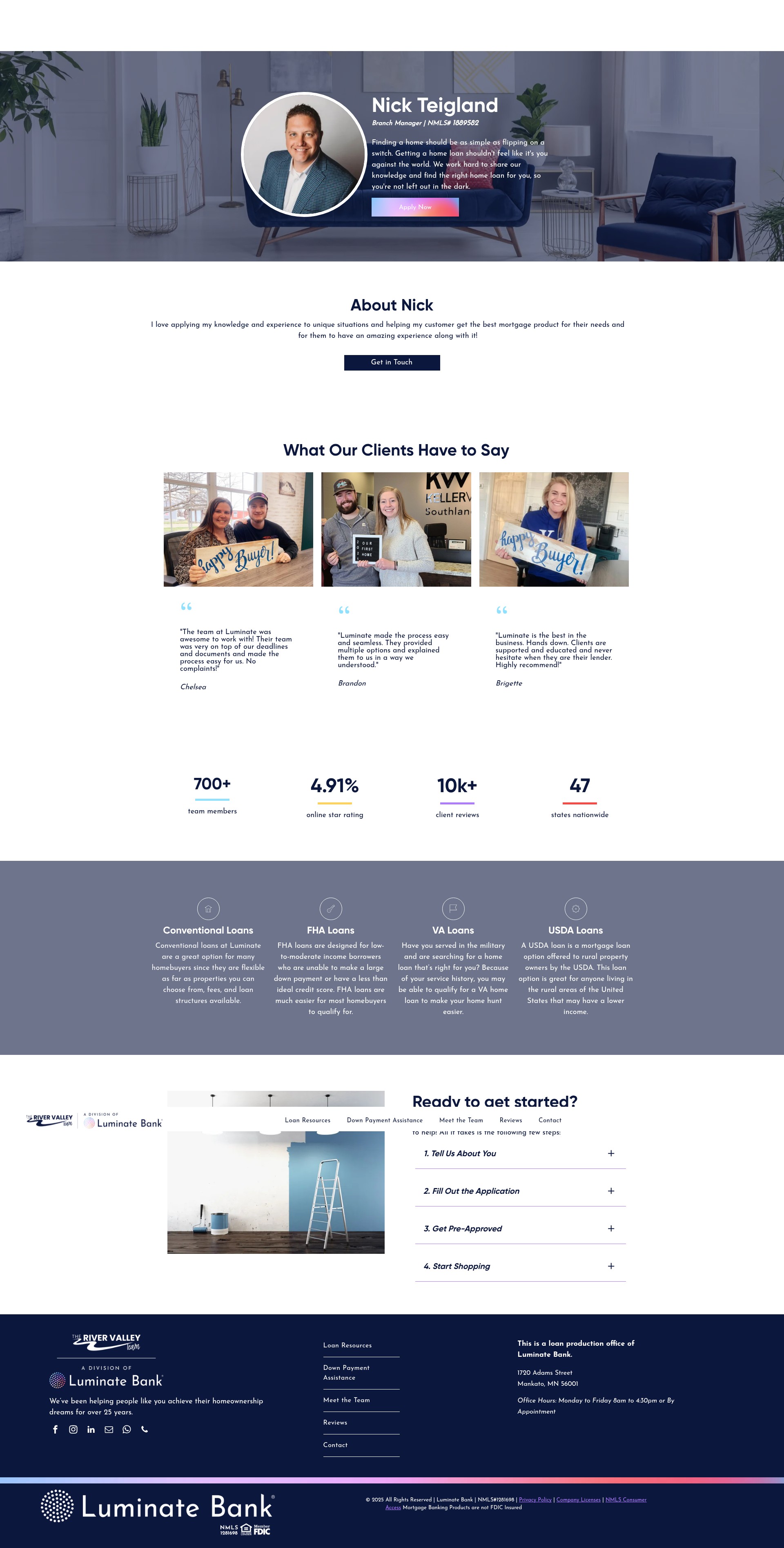 Screenshot of www.loanswithnickt.com
