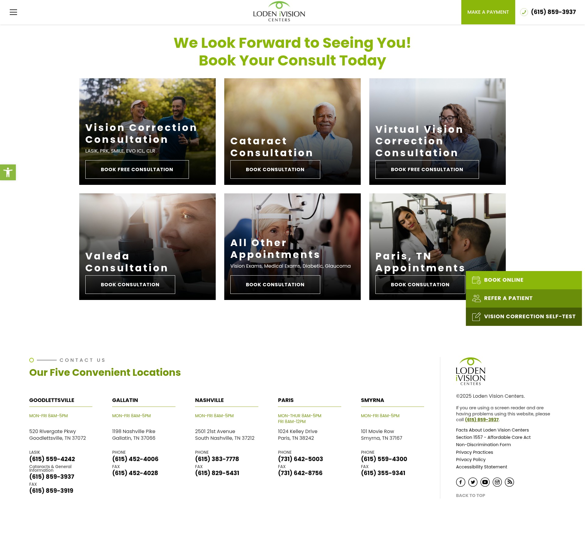 Screenshot of www.lodenvision.com