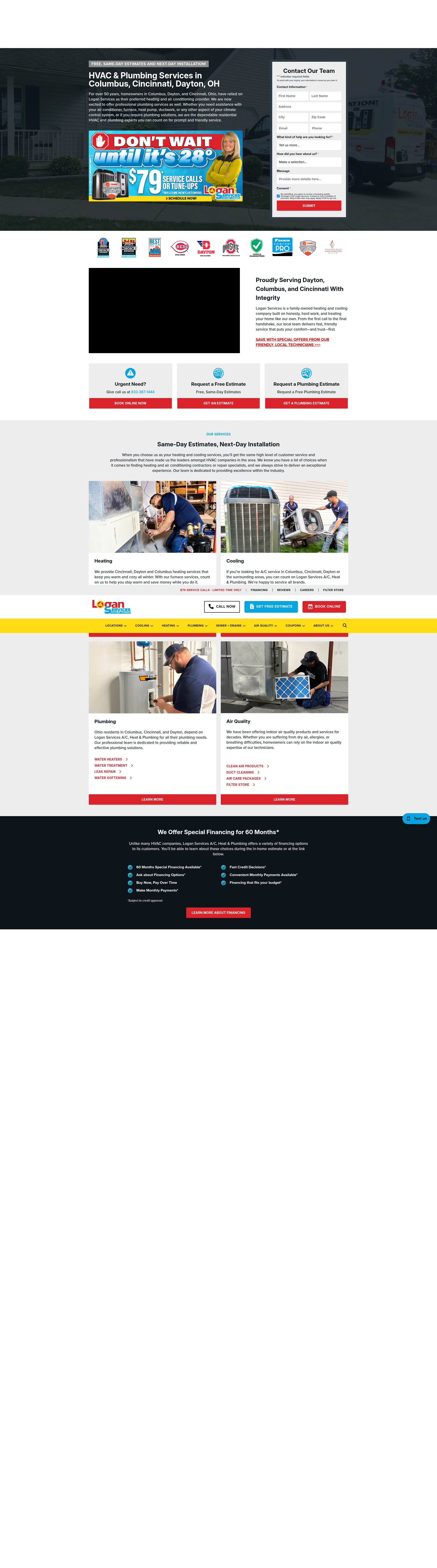 Screenshot of www.logan-inc.com