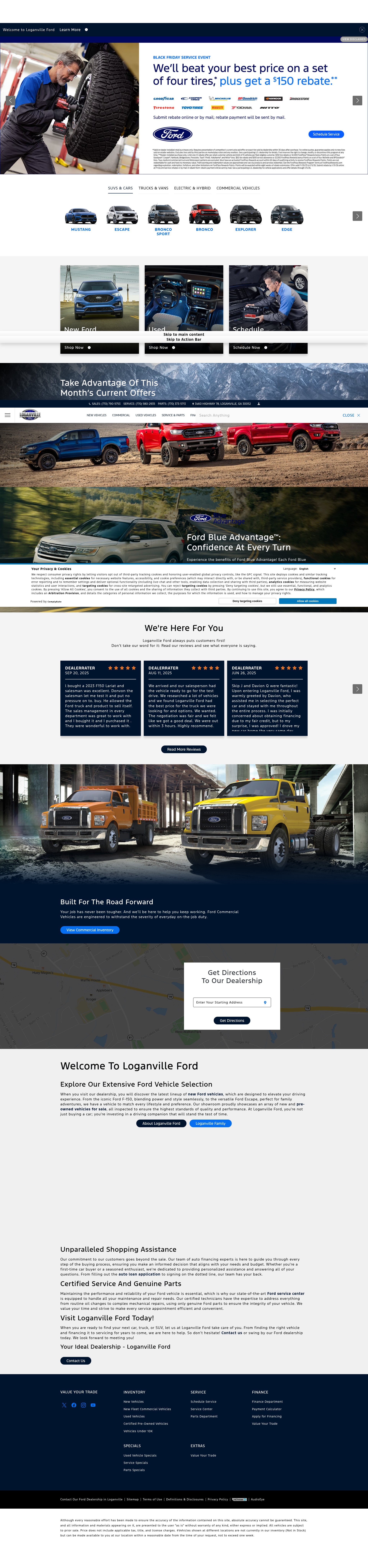 Screenshot of www.loganvilleford.com