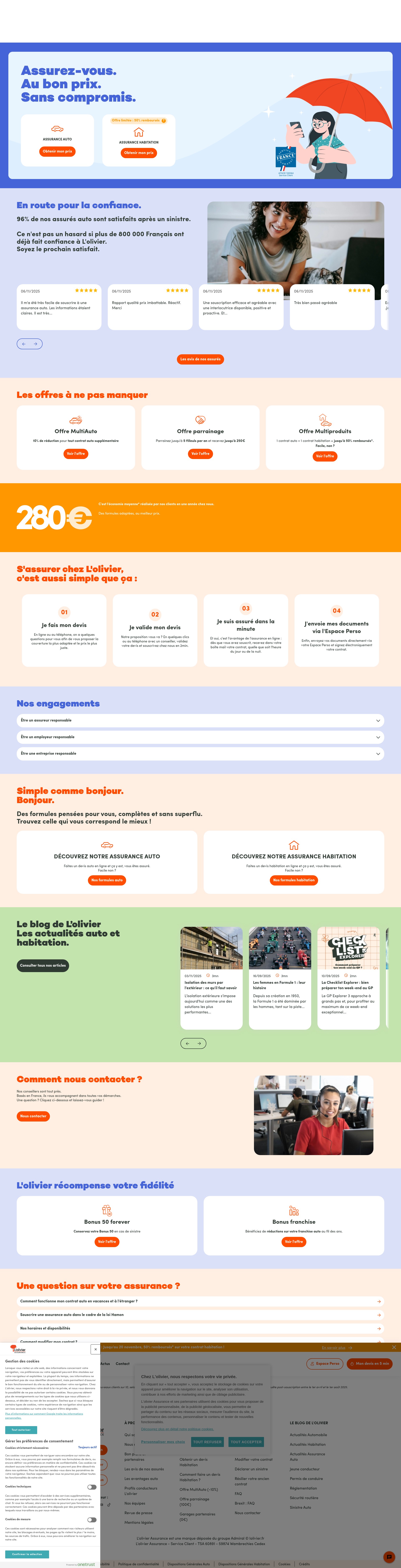 Screenshot of www.lolivier.fr
