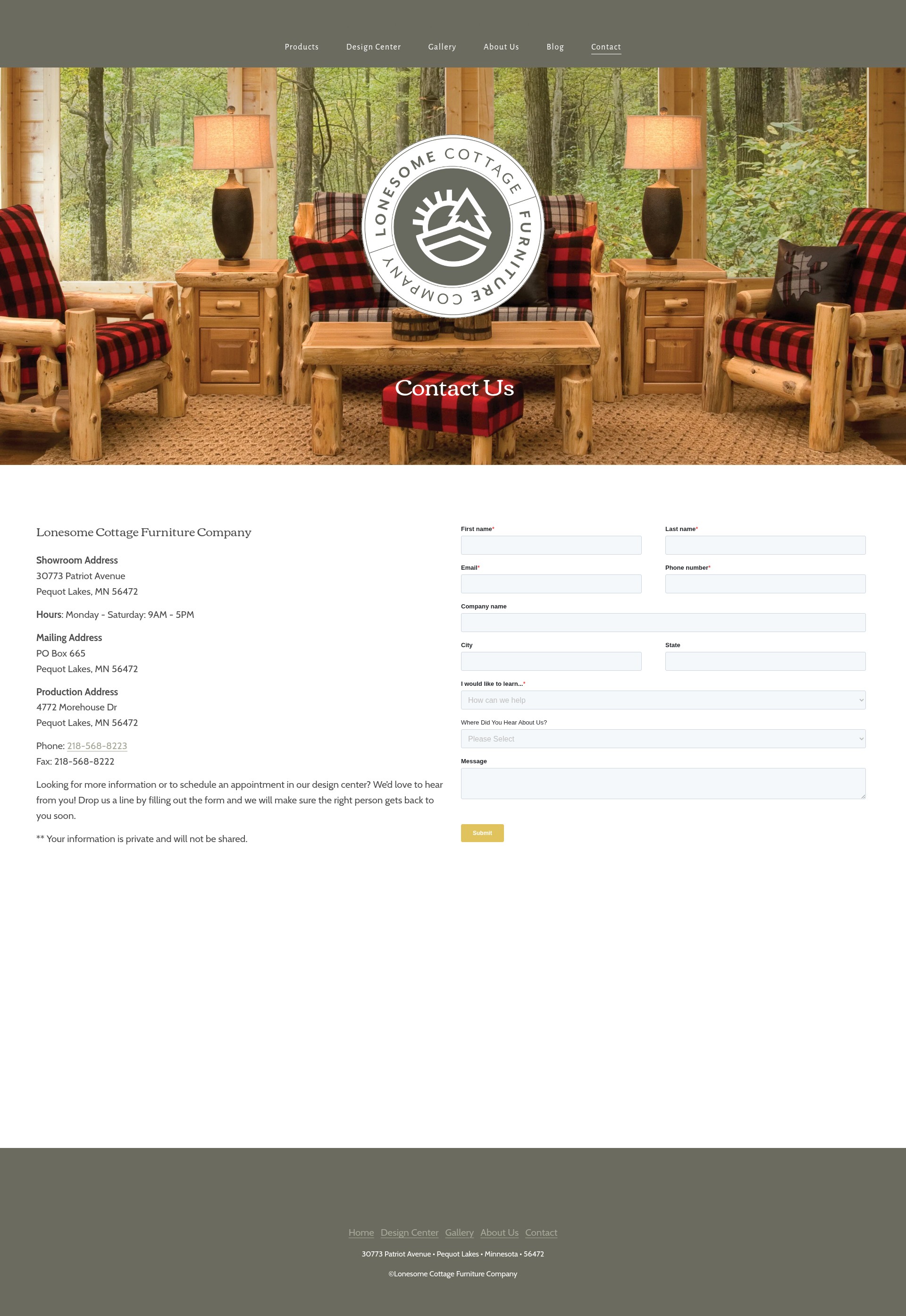 Screenshot of www.lonesomecottage.com