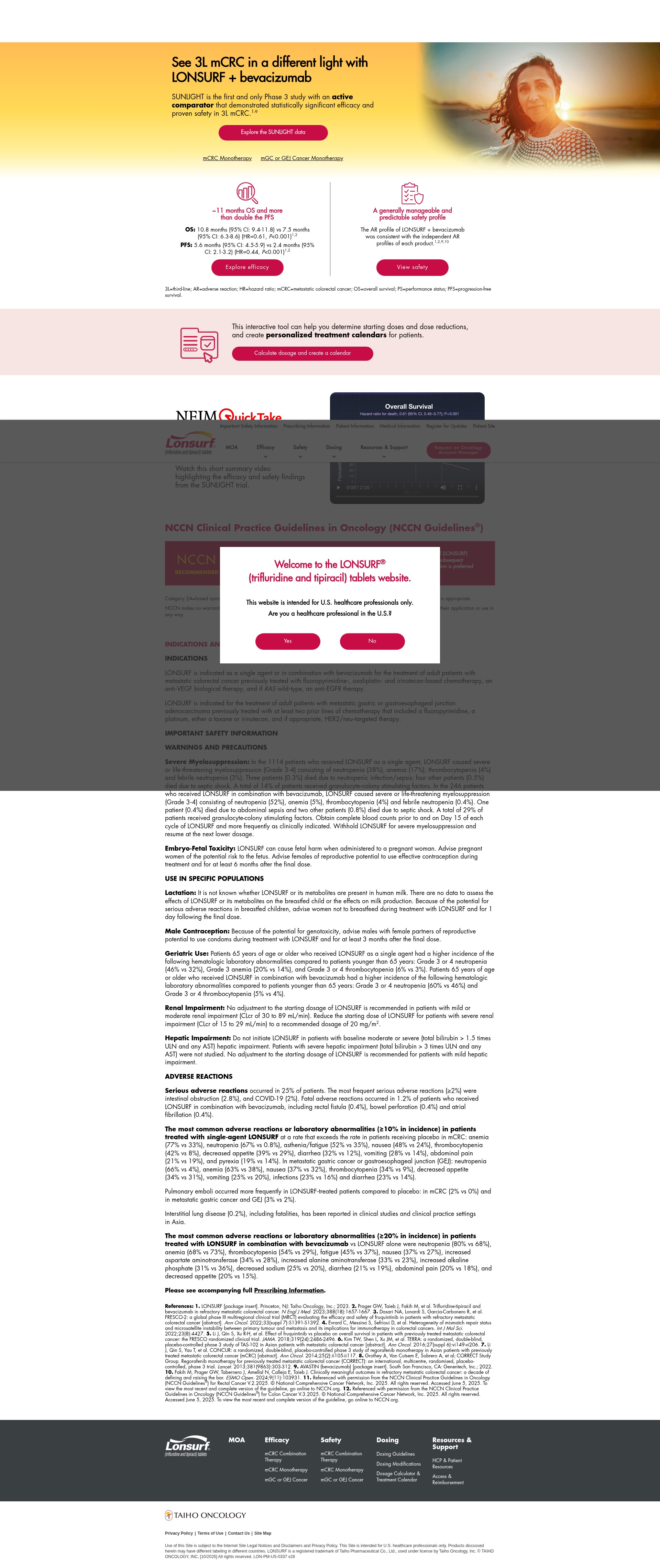 Screenshot of www.lonsurfhcp.com