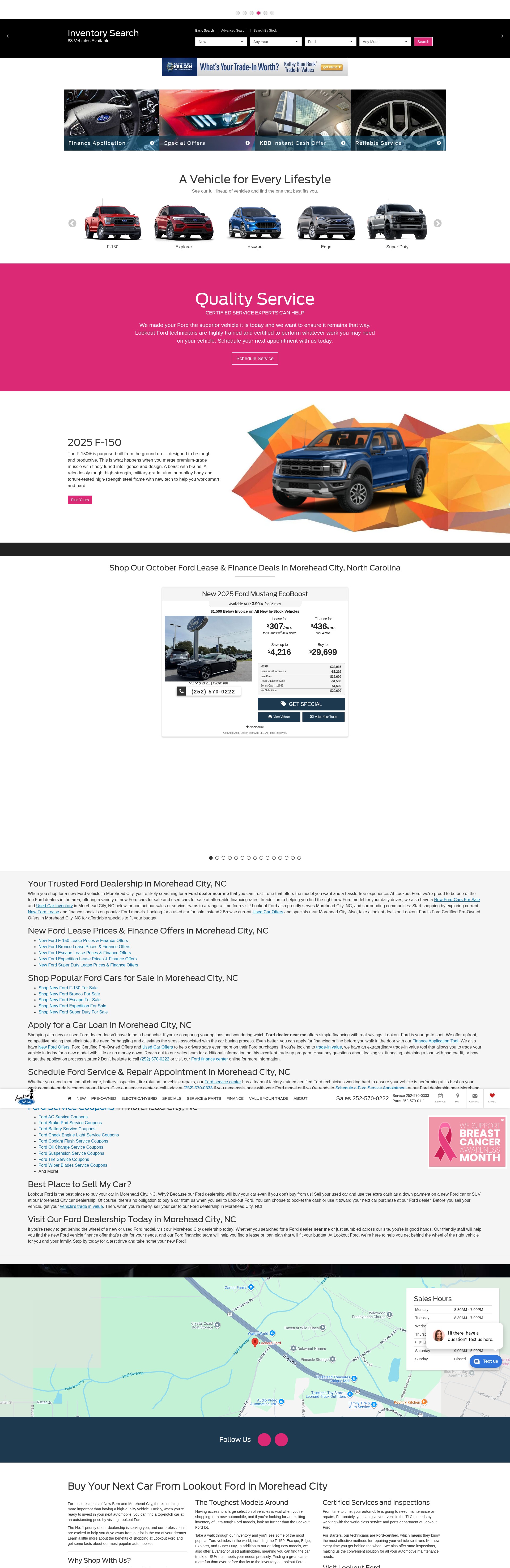 Screenshot of www.lookoutford.com