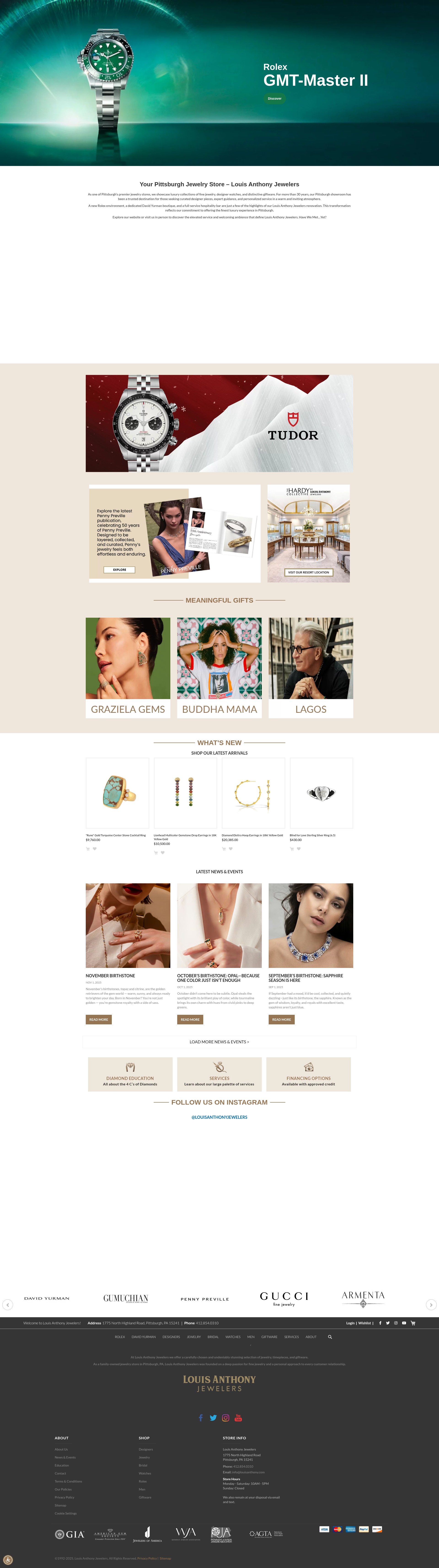 Screenshot of www.louisanthony.com