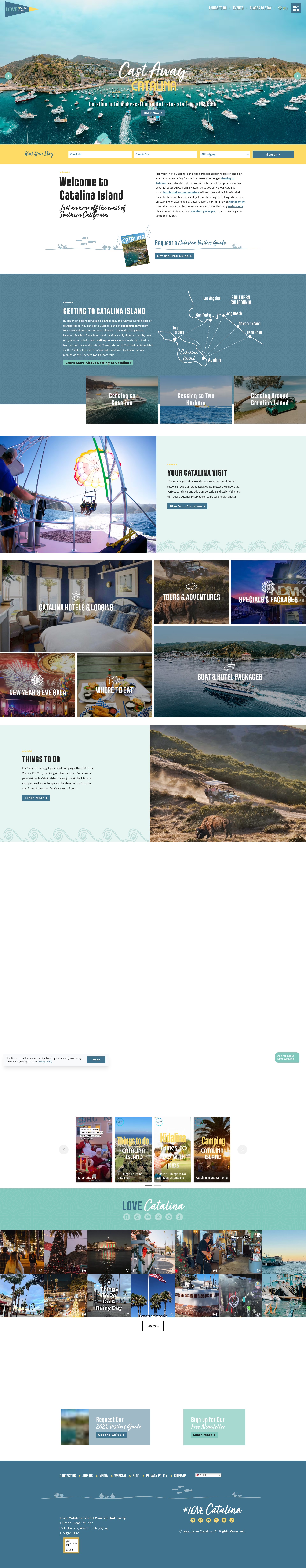 Screenshot of www.lovecatalina.com