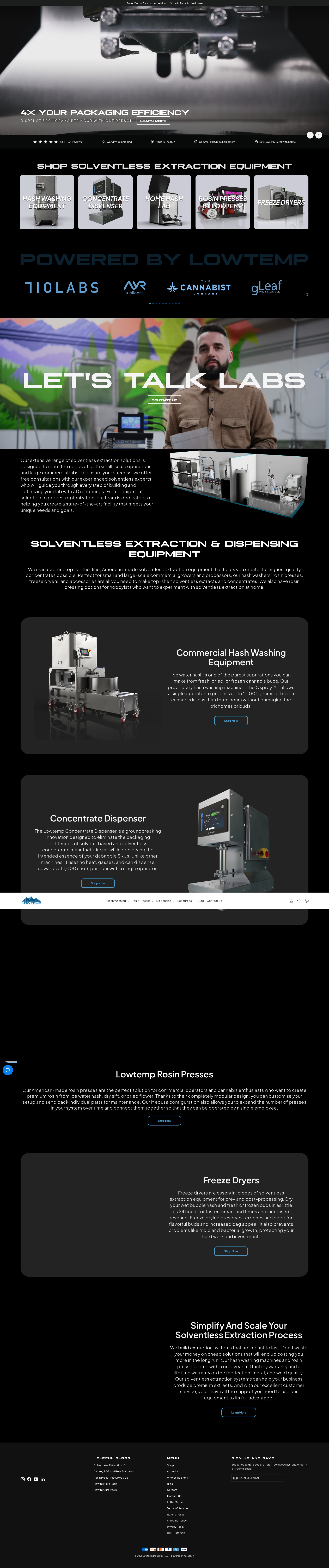 Screenshot of www.lowtemp-plates.com