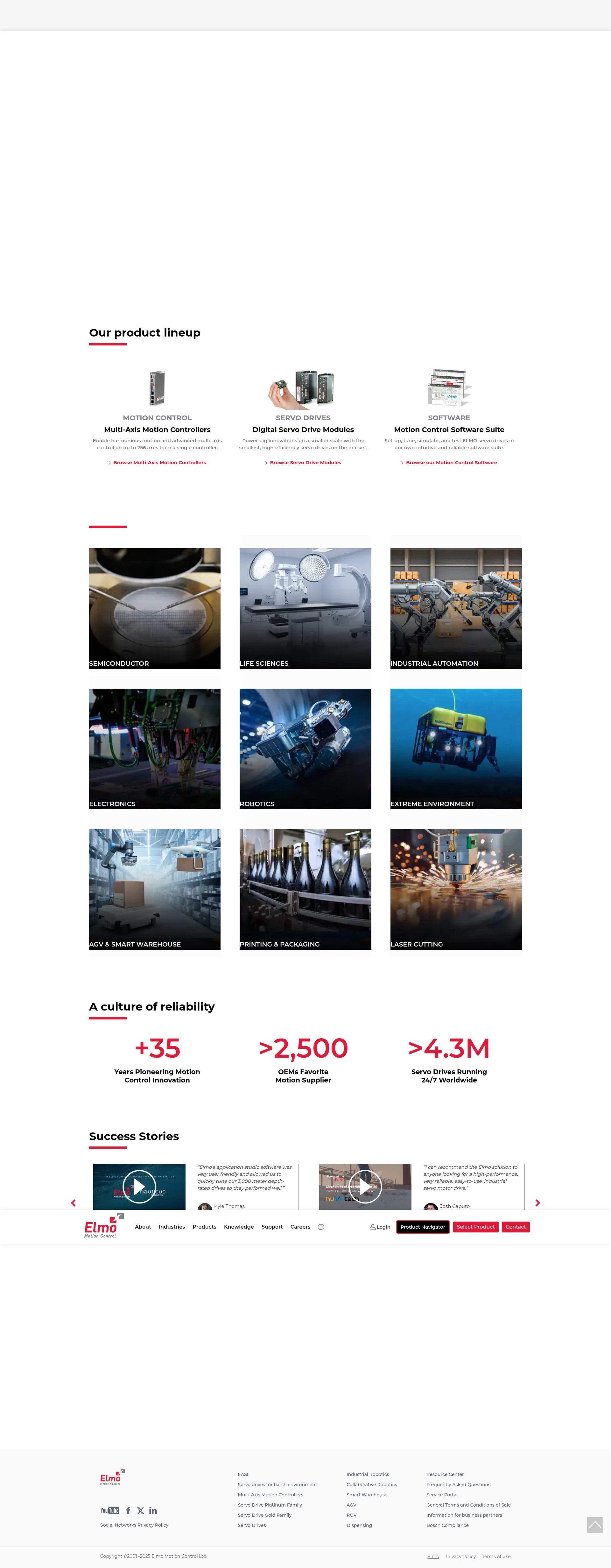 Screenshot of www.lp.elmomc.com