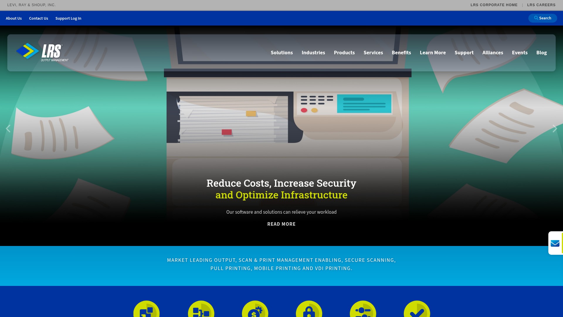 Screenshot of www.lrsoutputmanagement.com
