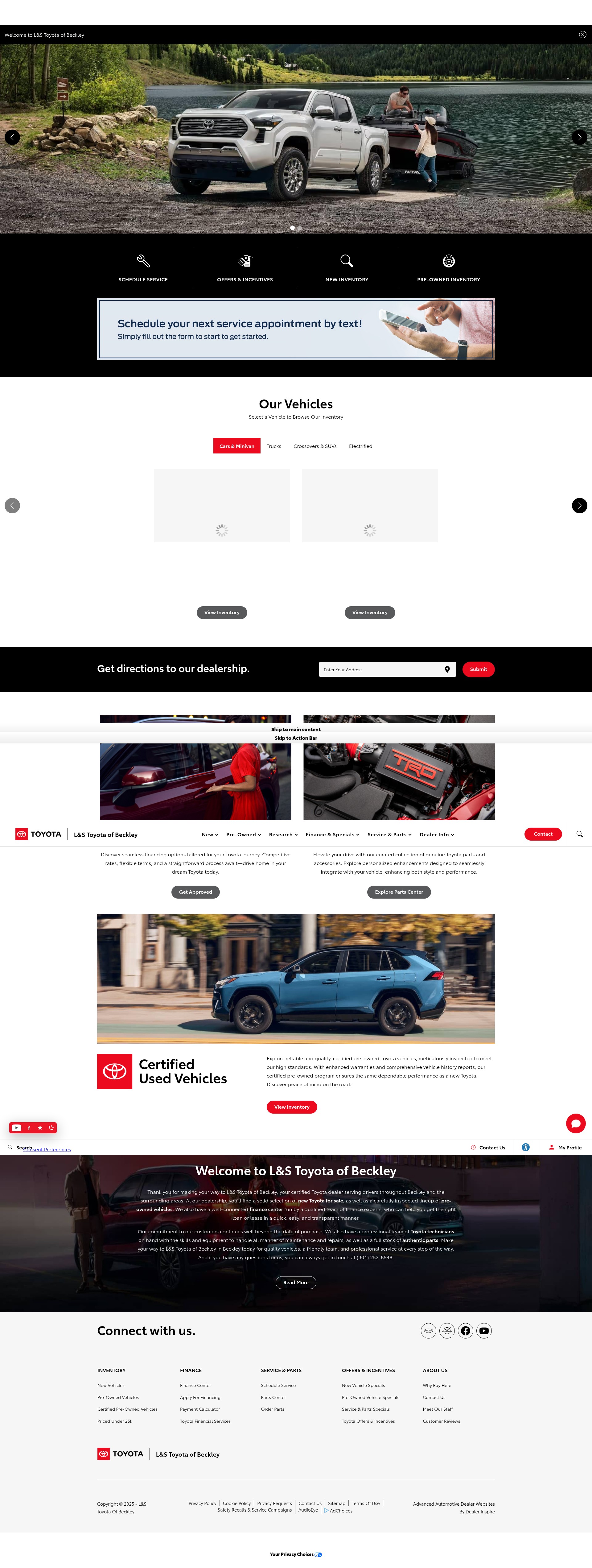 Screenshot of www.lstoyotabeckley.com
