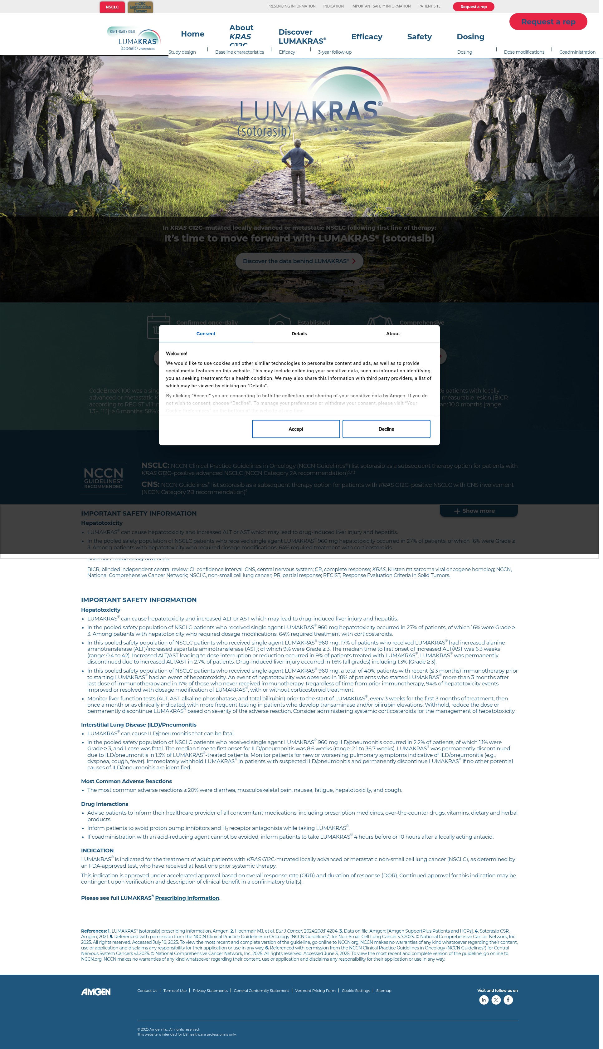 Screenshot of www.lumakrashcp.com