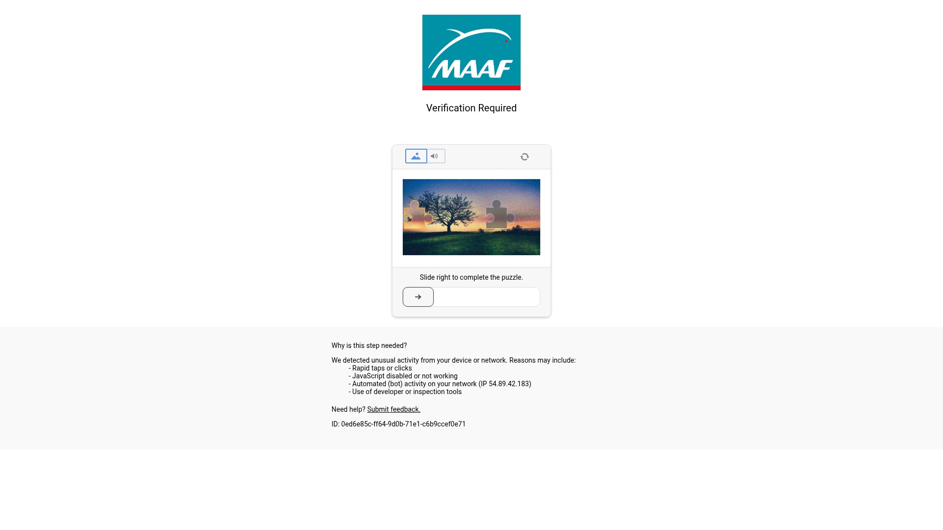 Screenshot of www.maaf.fr