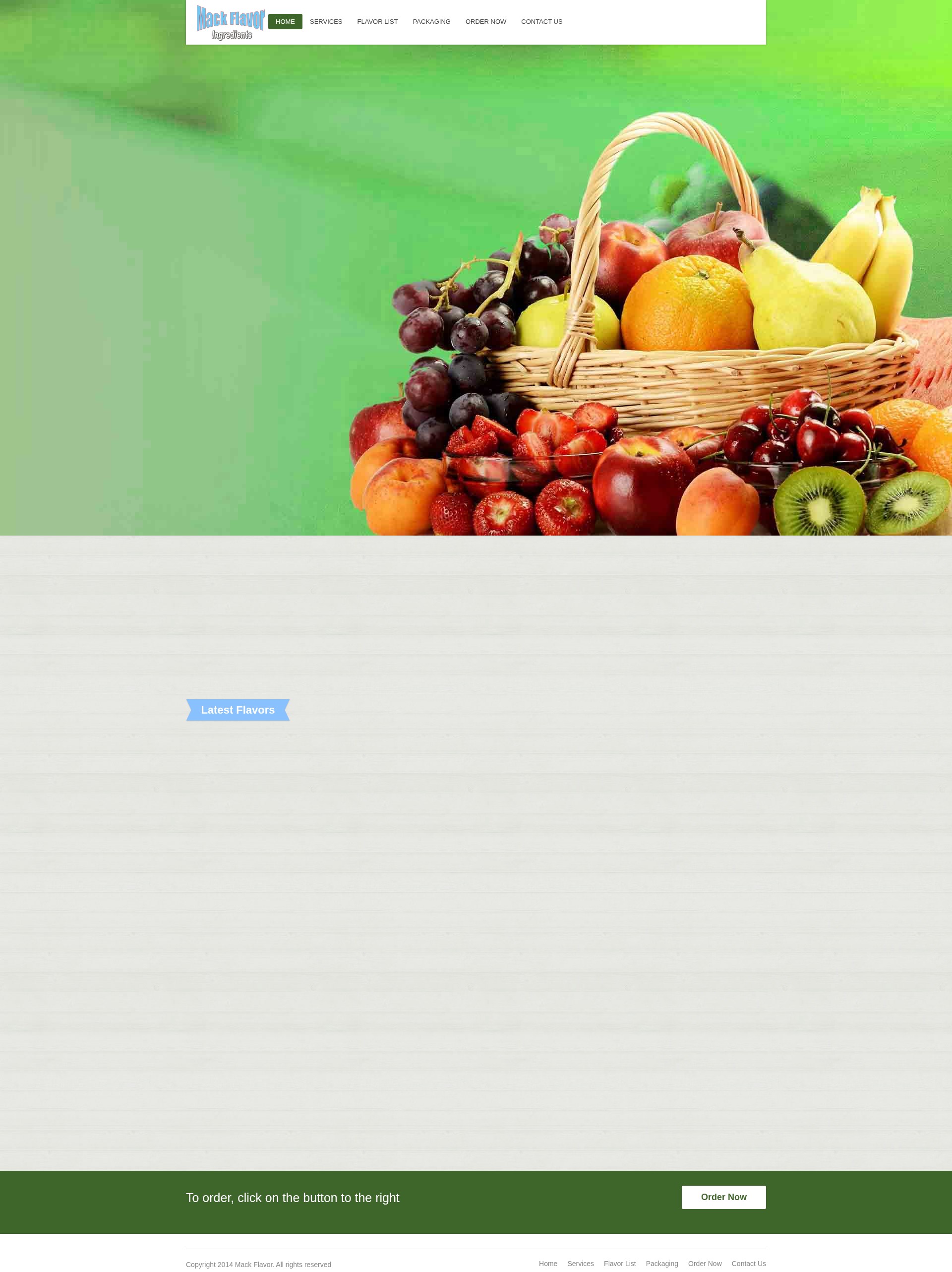 Screenshot of www.mackflavor.com