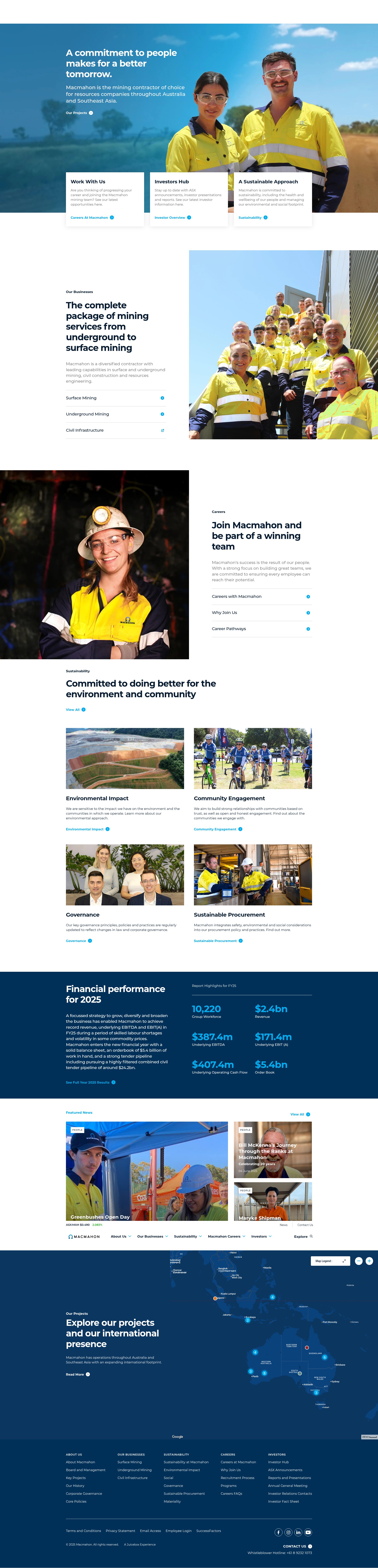 Screenshot of www.macmahon.com.au