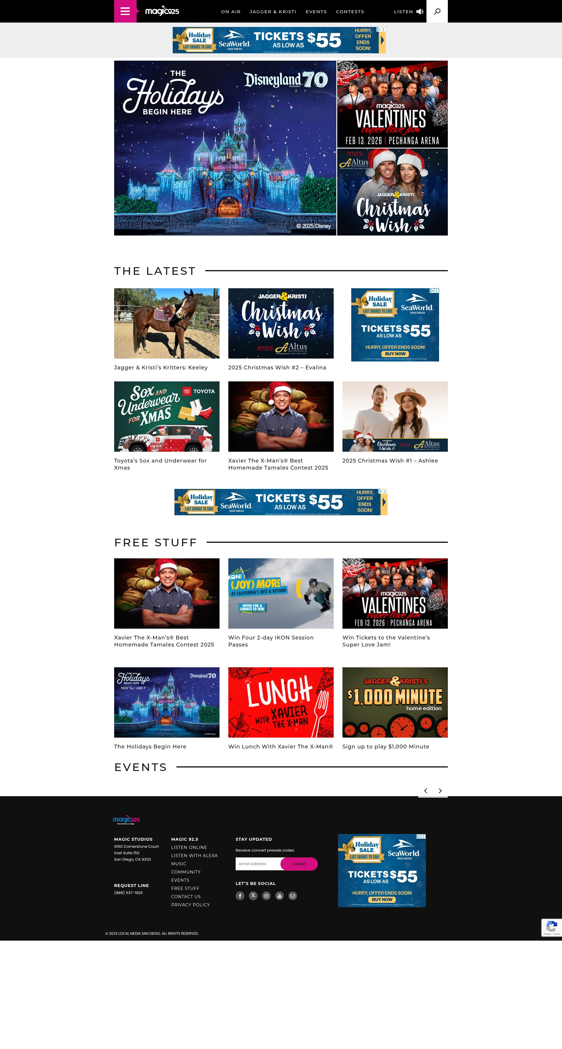 Screenshot of www.magic925.com