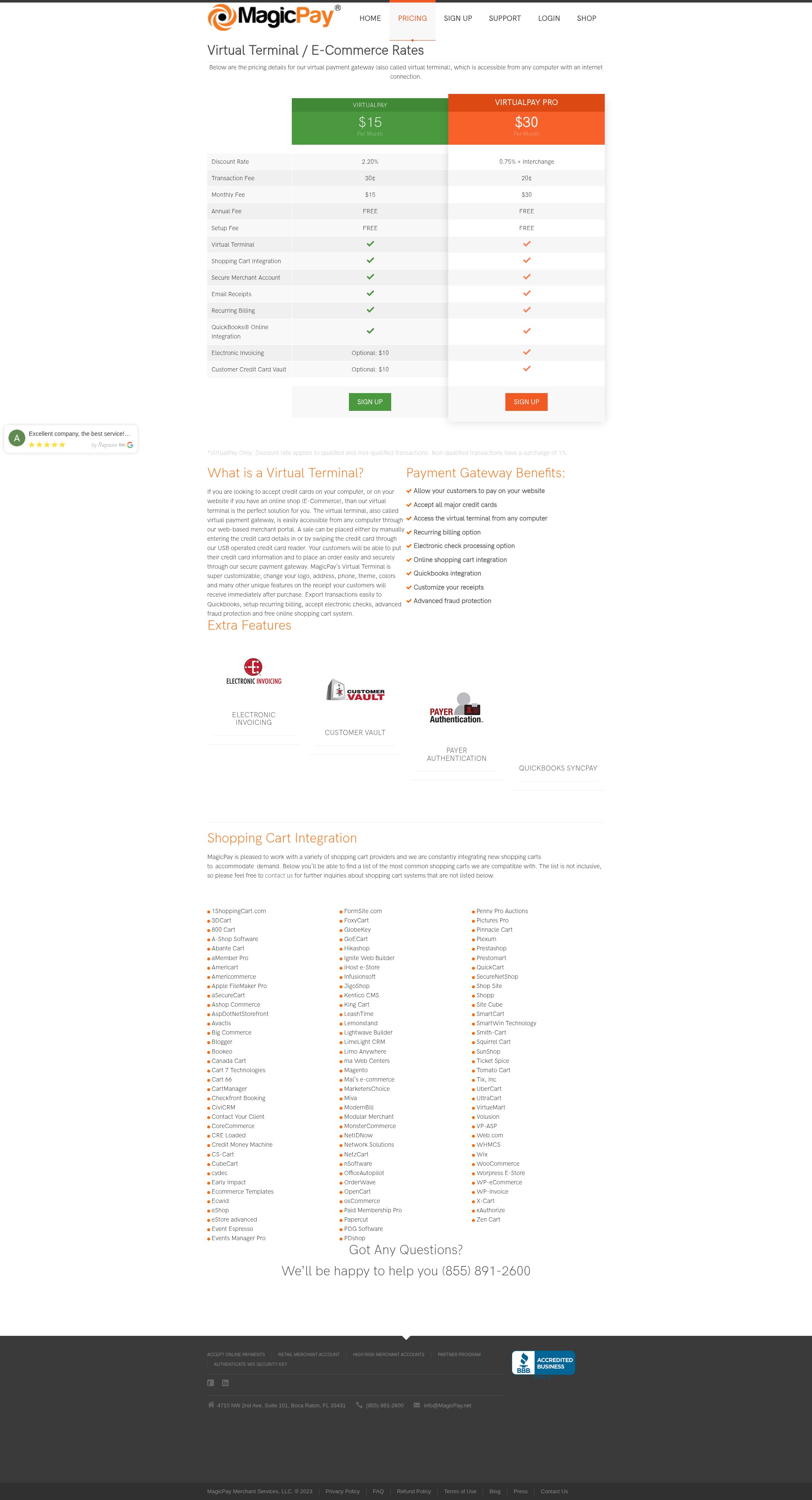 Screenshot of www.magicpay.net