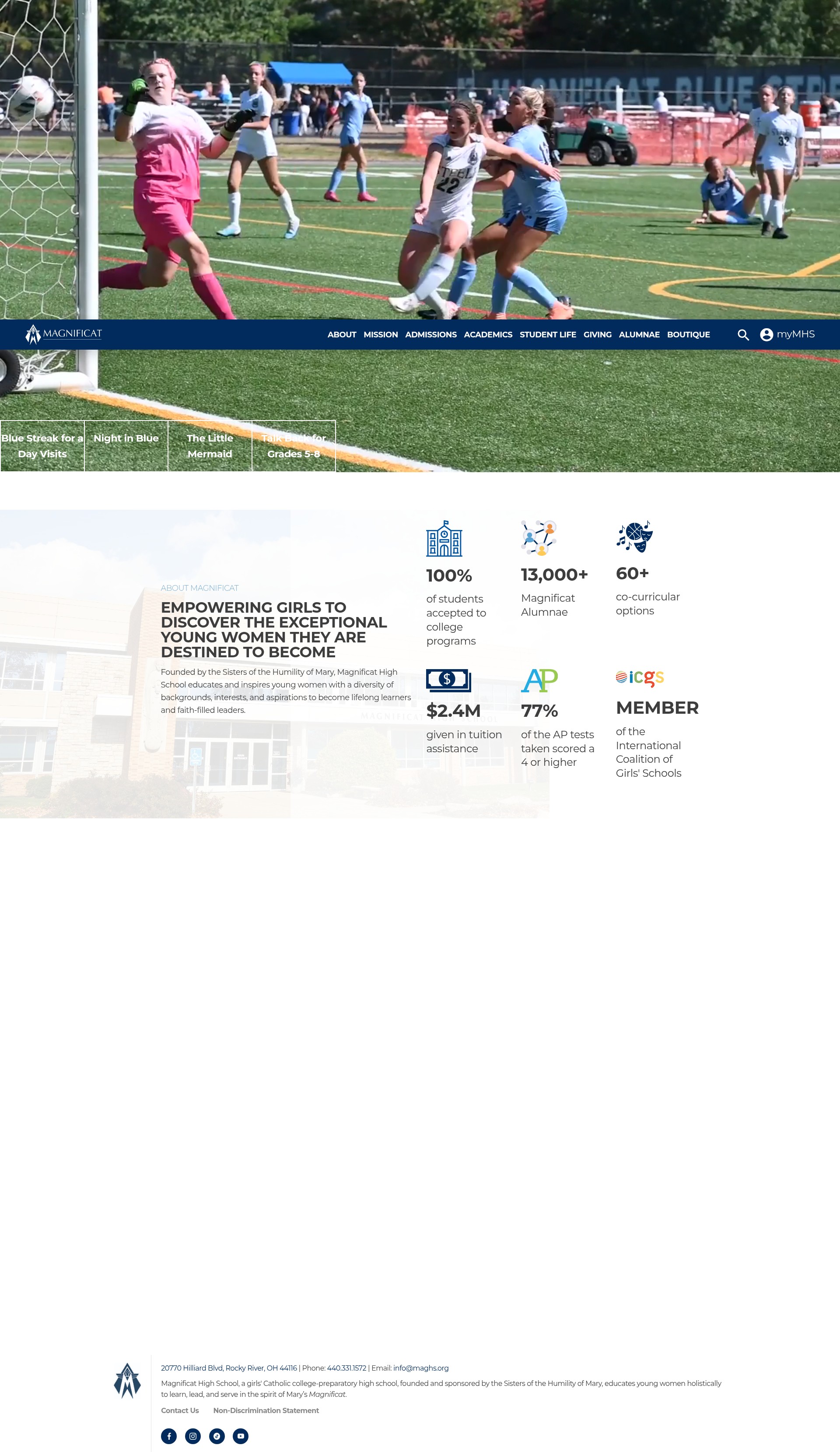 Screenshot of www.magnificaths.org