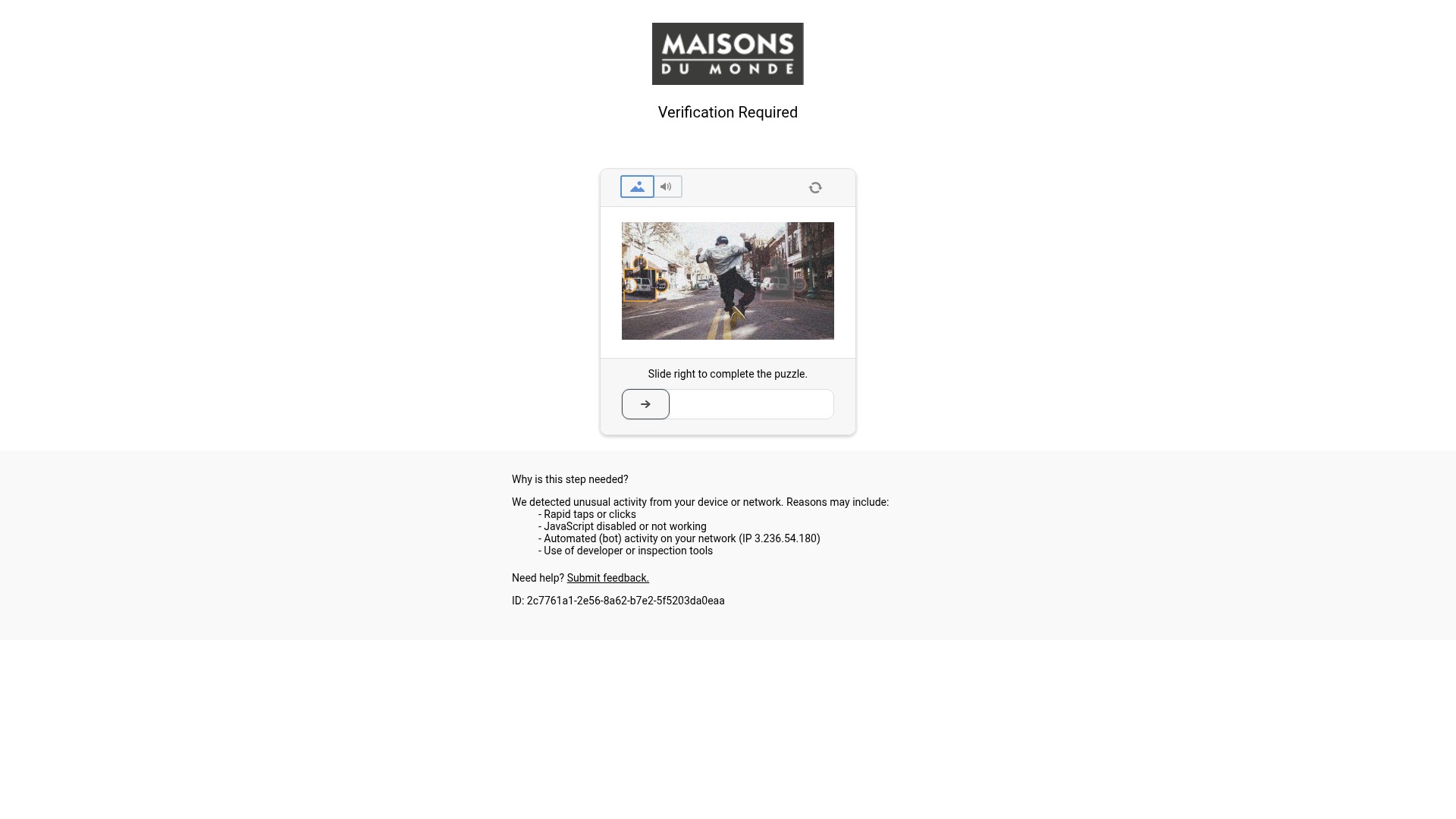 Screenshot of www.maisonsdumonde.com