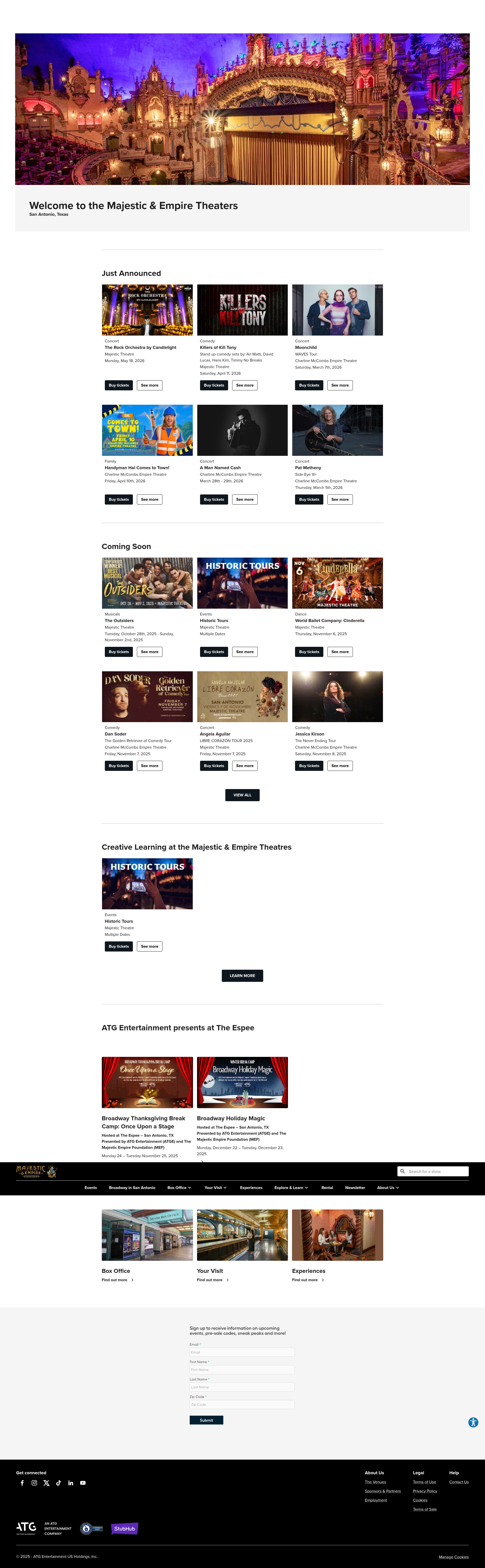 Screenshot of www.majesticempire.com