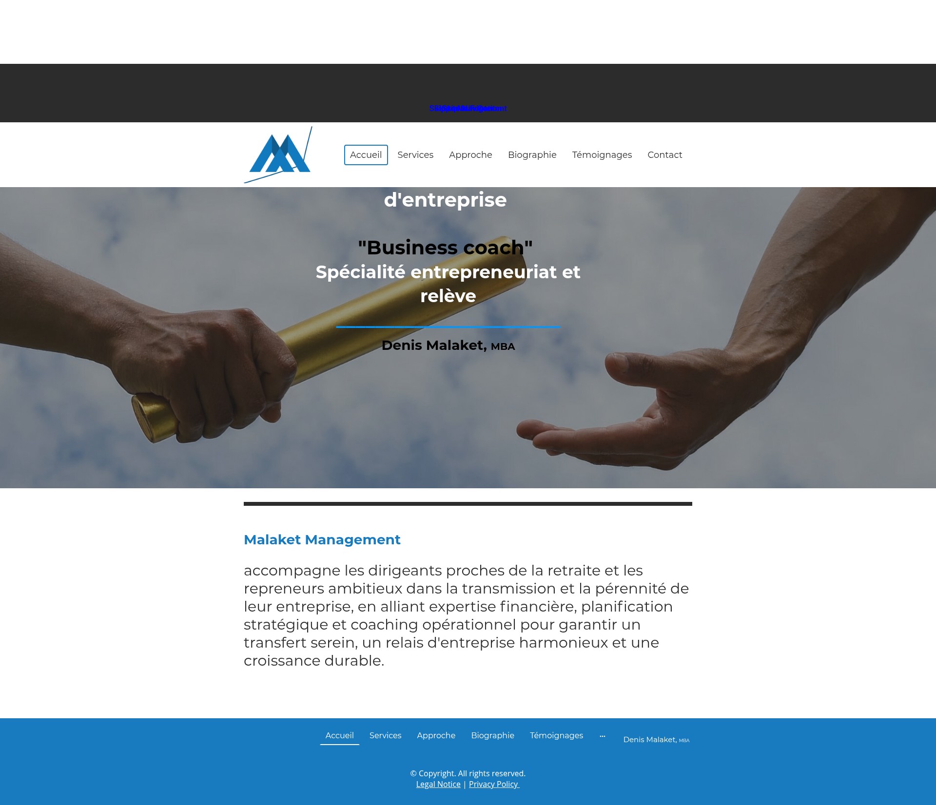 Screenshot of www.malaket.org