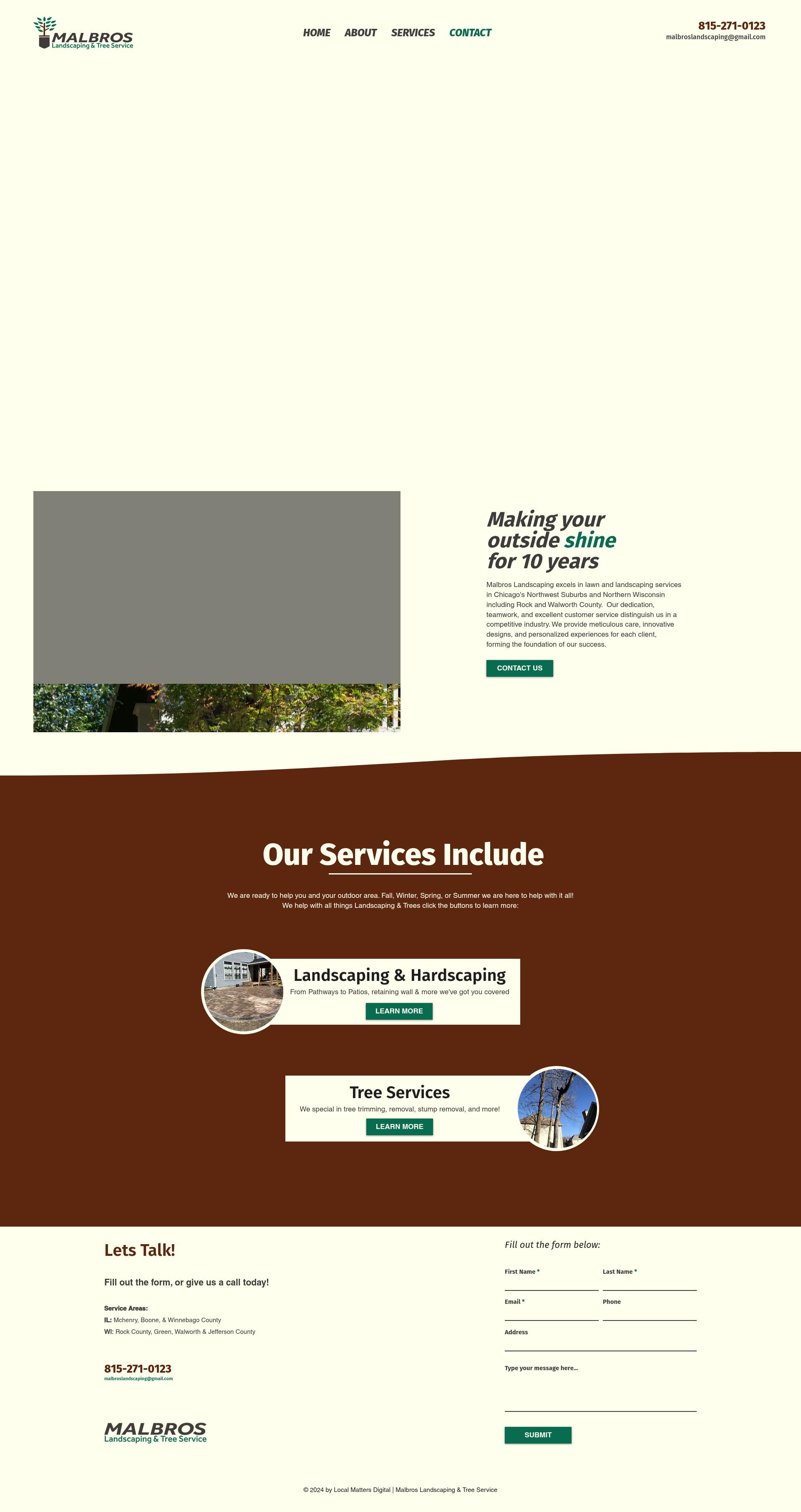 Screenshot of www.malbrostree.com