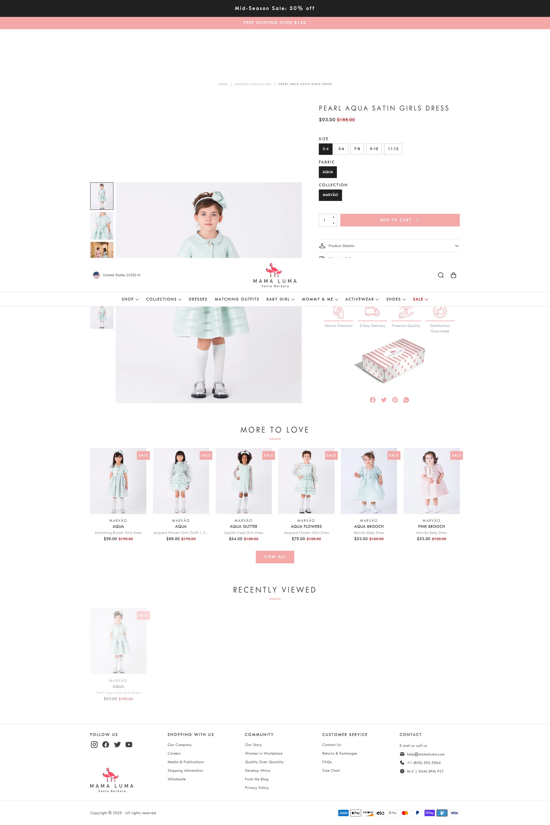 Screenshot of www.mamaluma.com