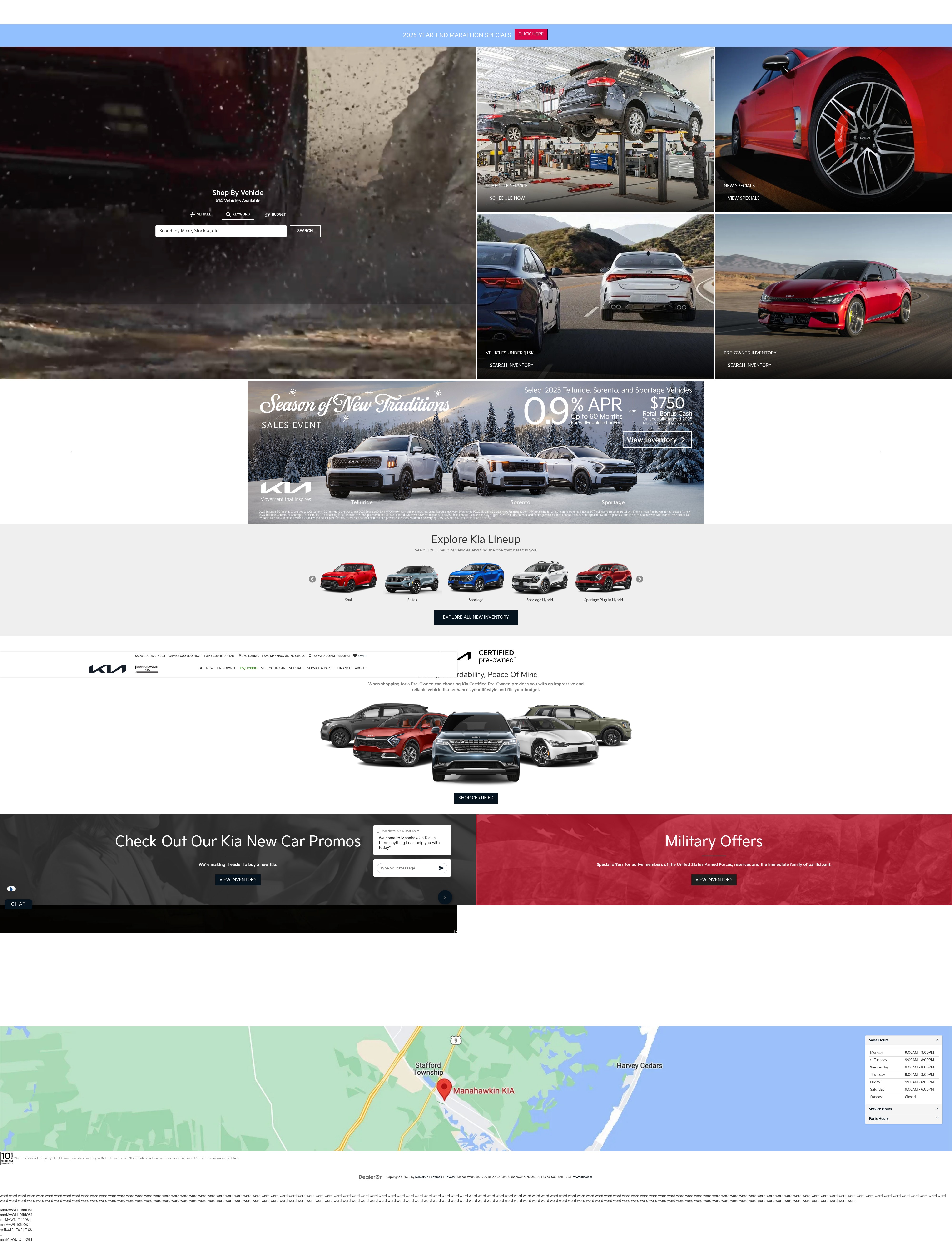 Screenshot of www.manahawkinkia.com