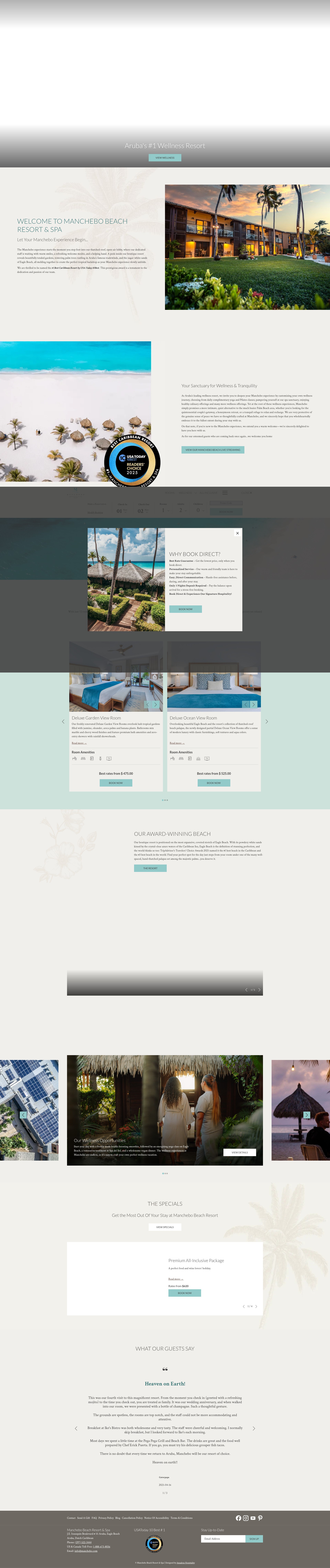 Screenshot of www.manchebo.com