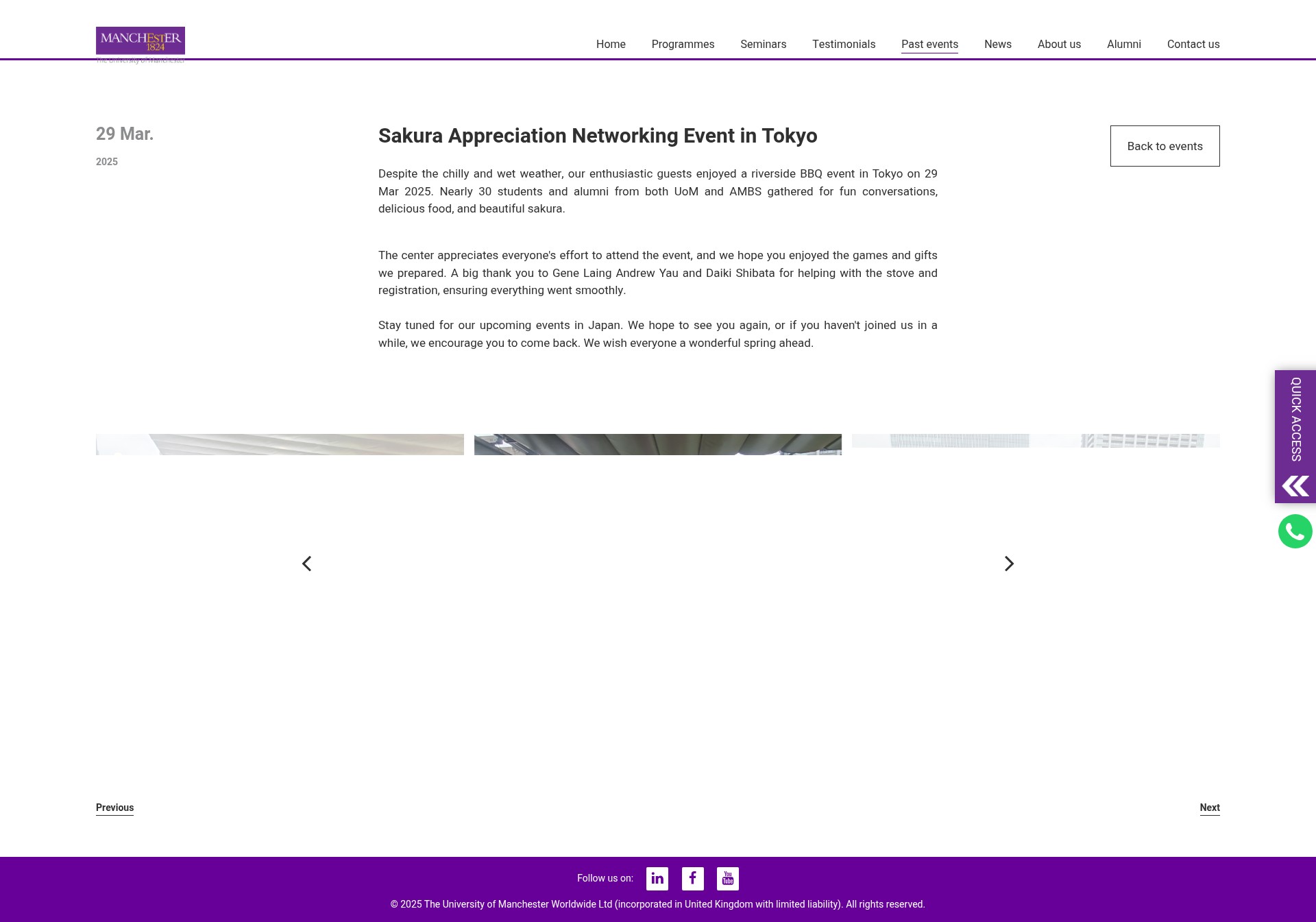 Screenshot of www.manchester.edu.hk