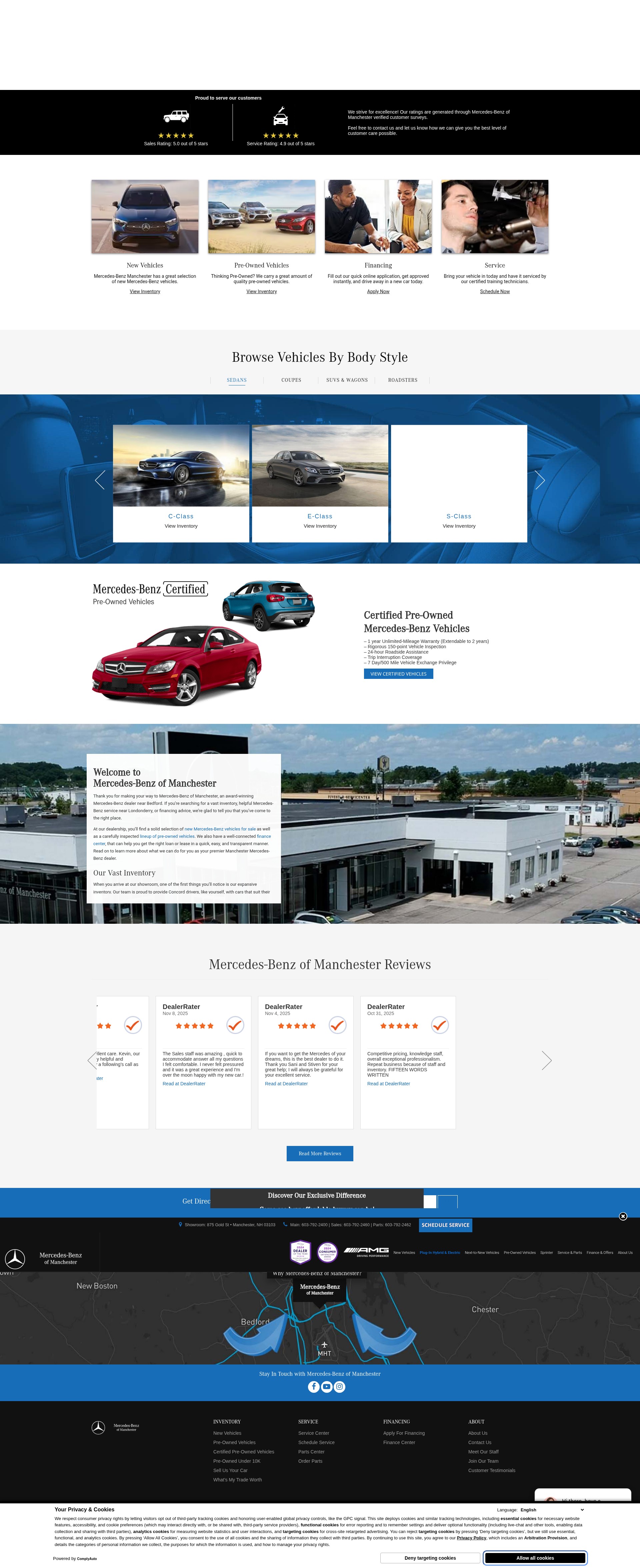 Screenshot of www.manchestermb.com