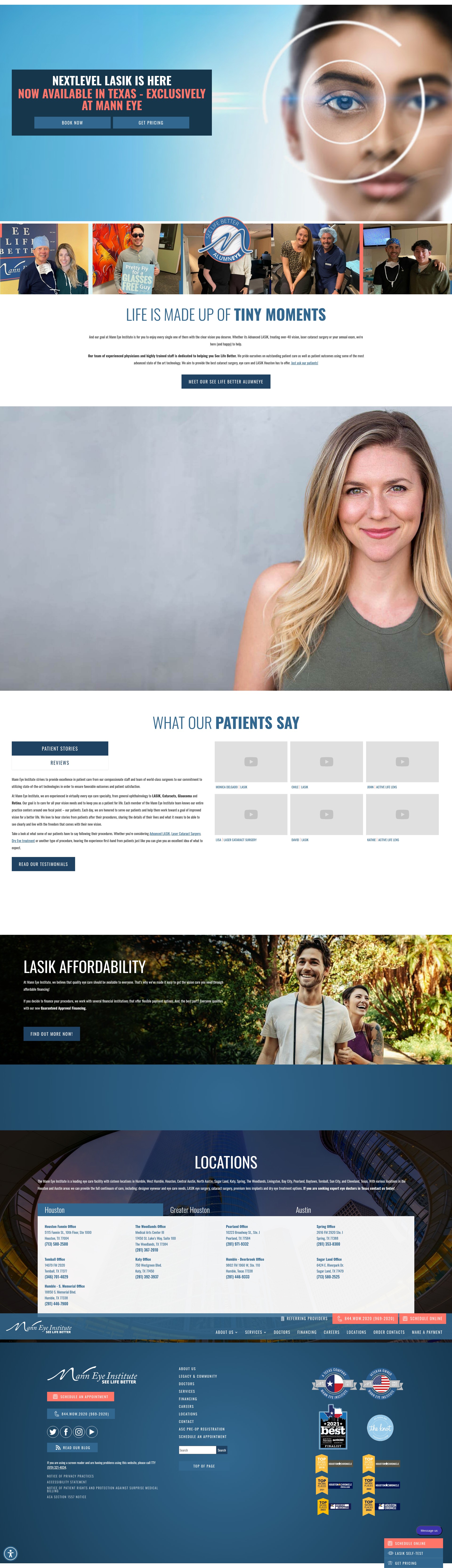 Screenshot of www.manneye.com