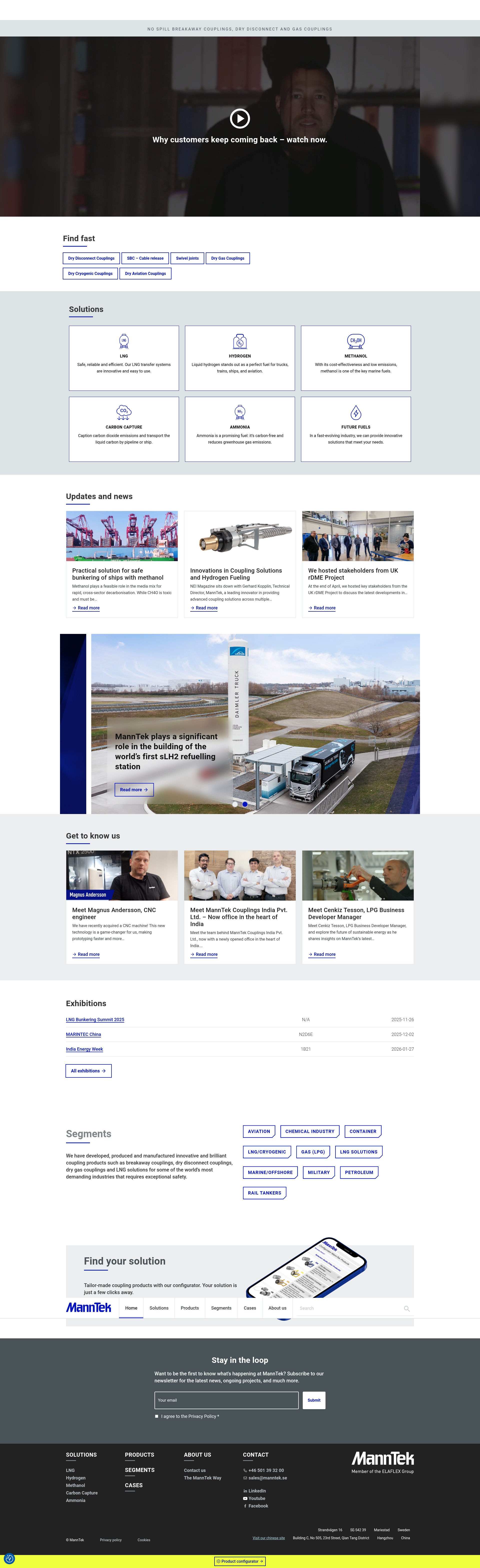 Screenshot of www.manntek.se