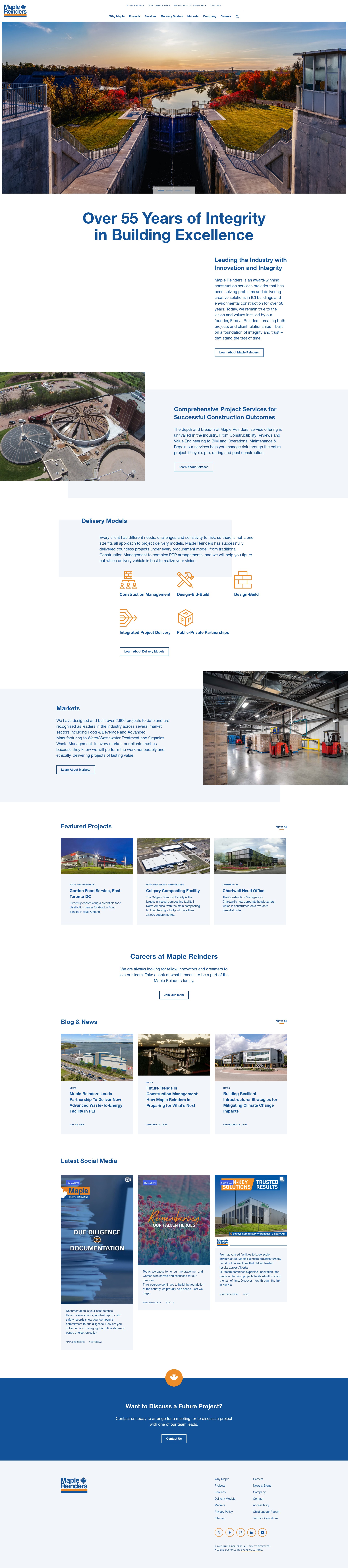 Screenshot of www.maple.ca