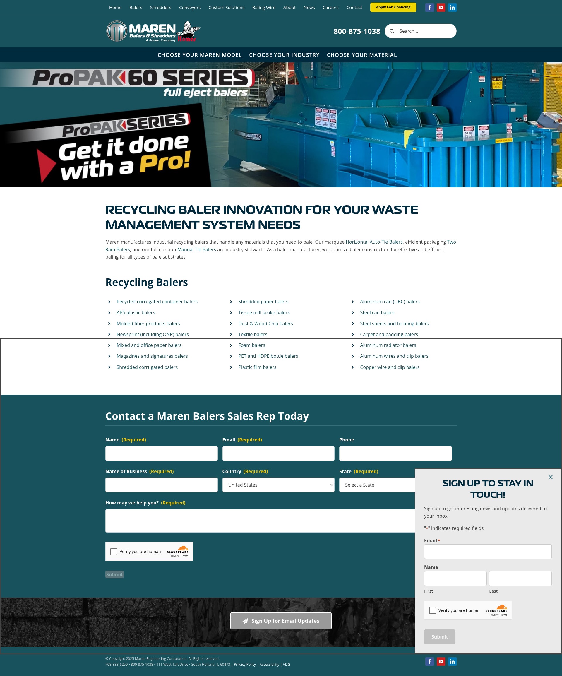 Screenshot of www.marenengineering.com