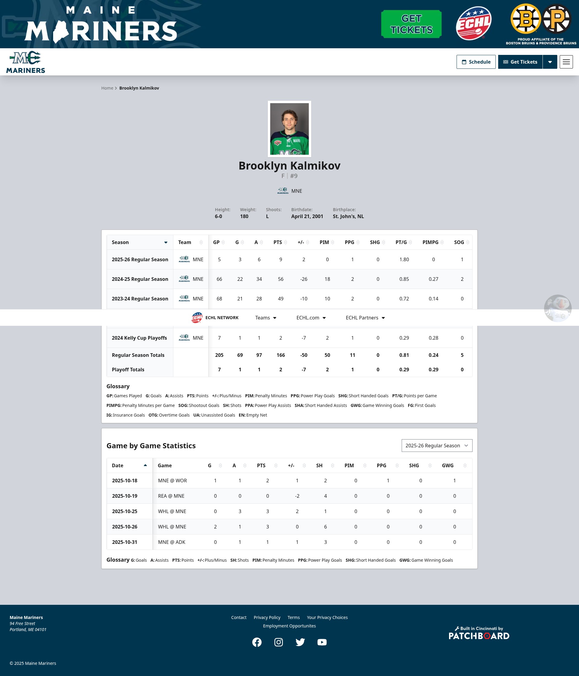 Screenshot of www.marinersofmaine.com