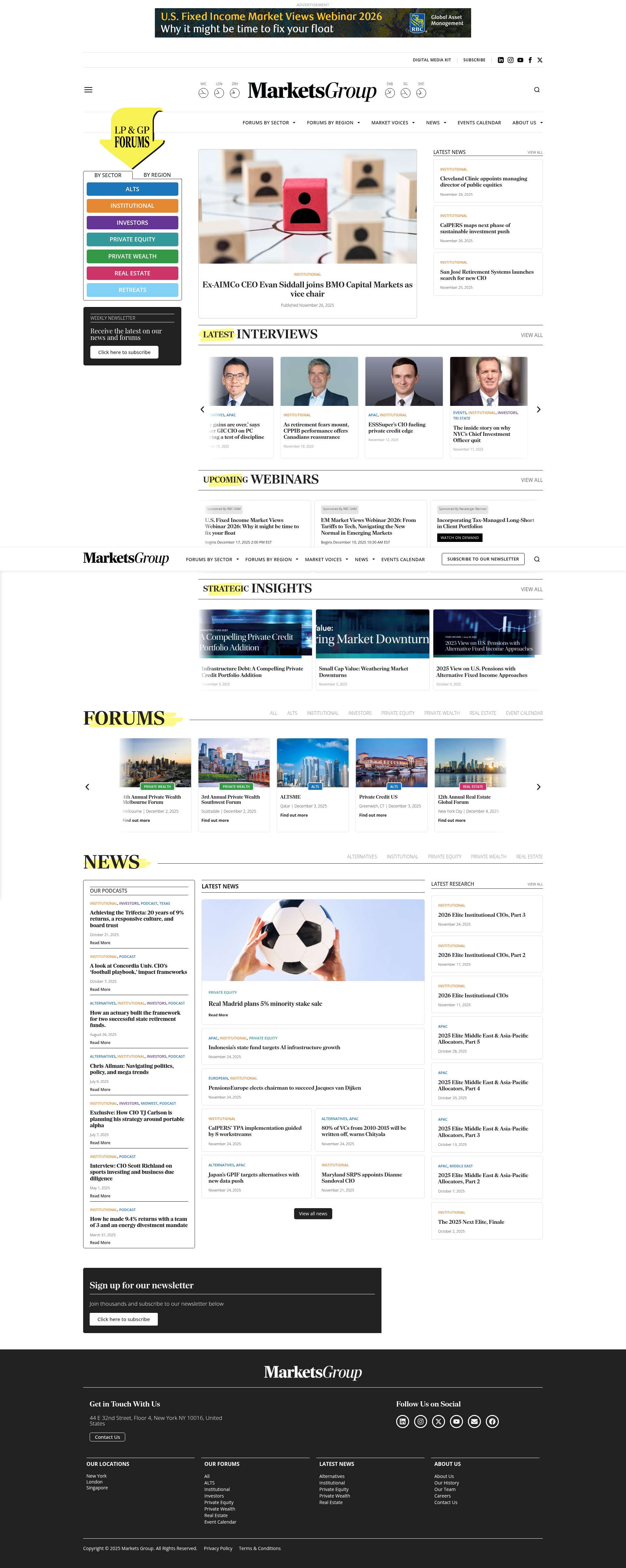 Screenshot of www.marketsgroup.org