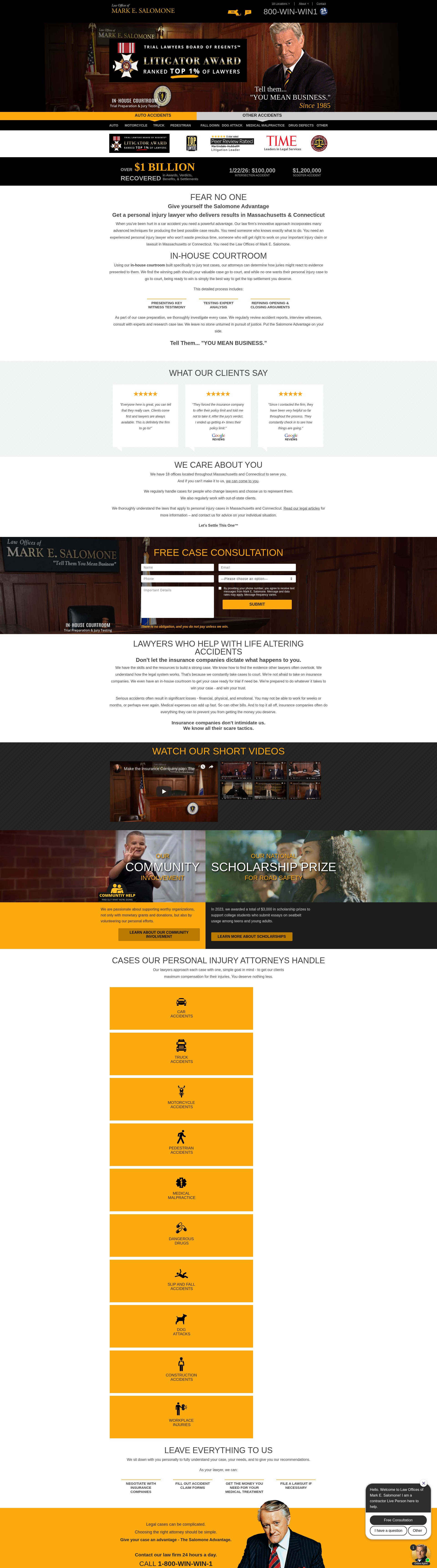 Screenshot of www.marksalomone.com