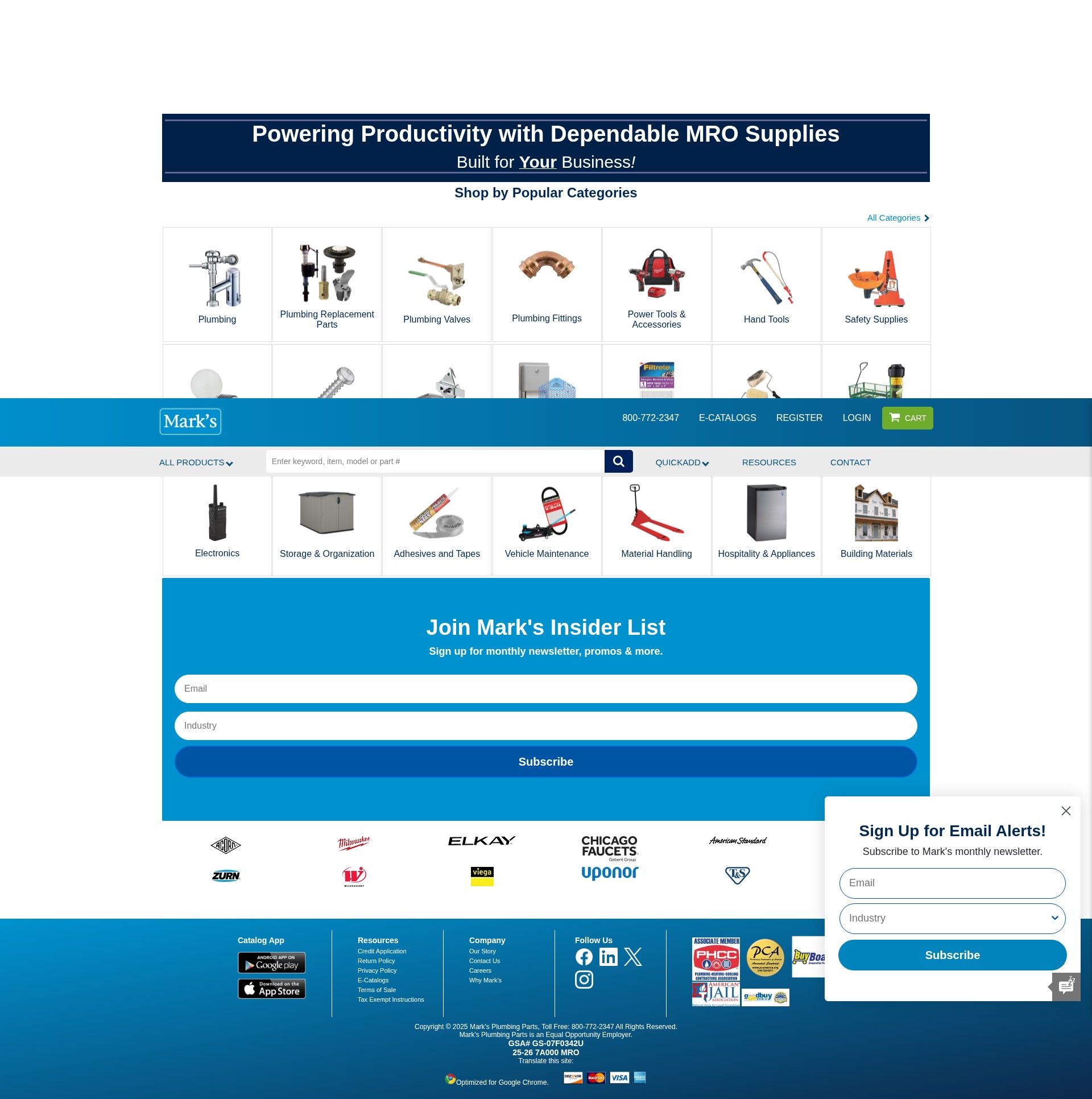 Screenshot of www.markspp.com