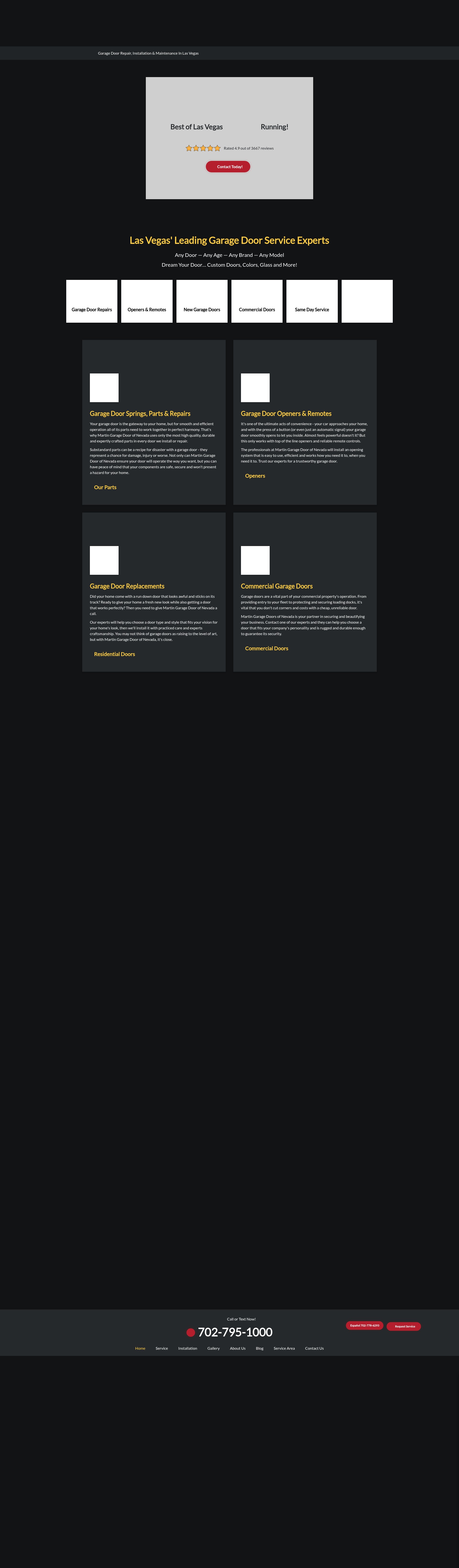 Screenshot of www.martindoorlv.com