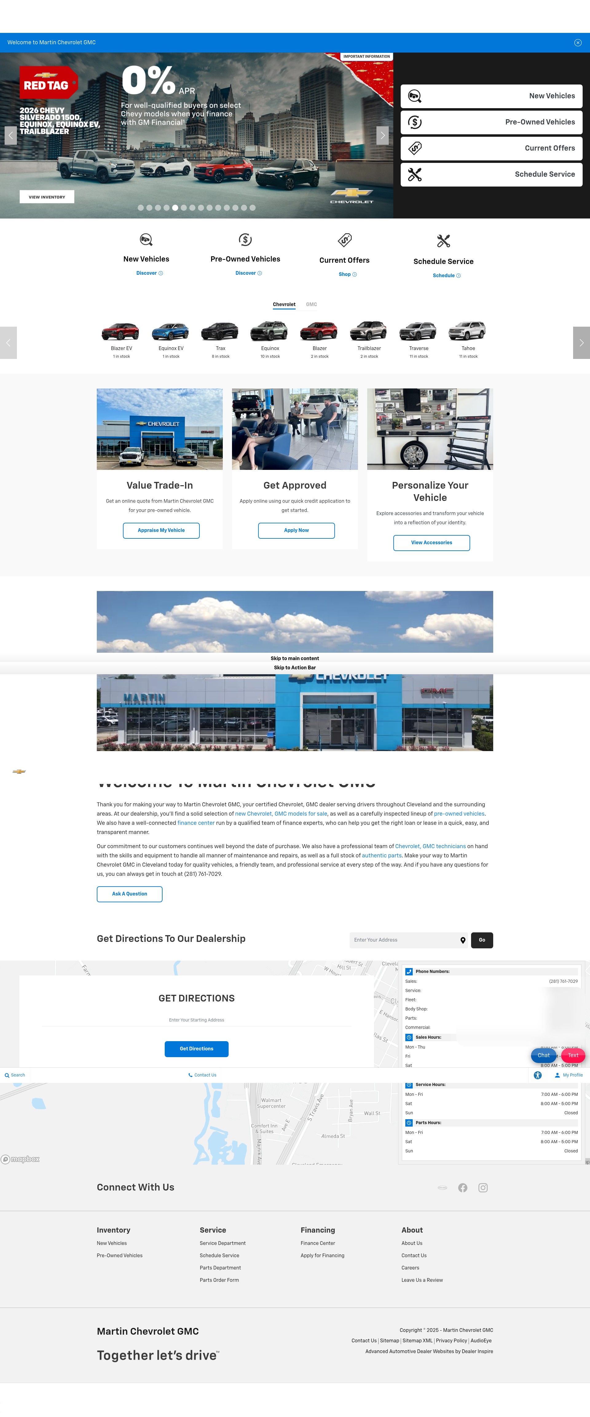 Screenshot of www.martingm.com
