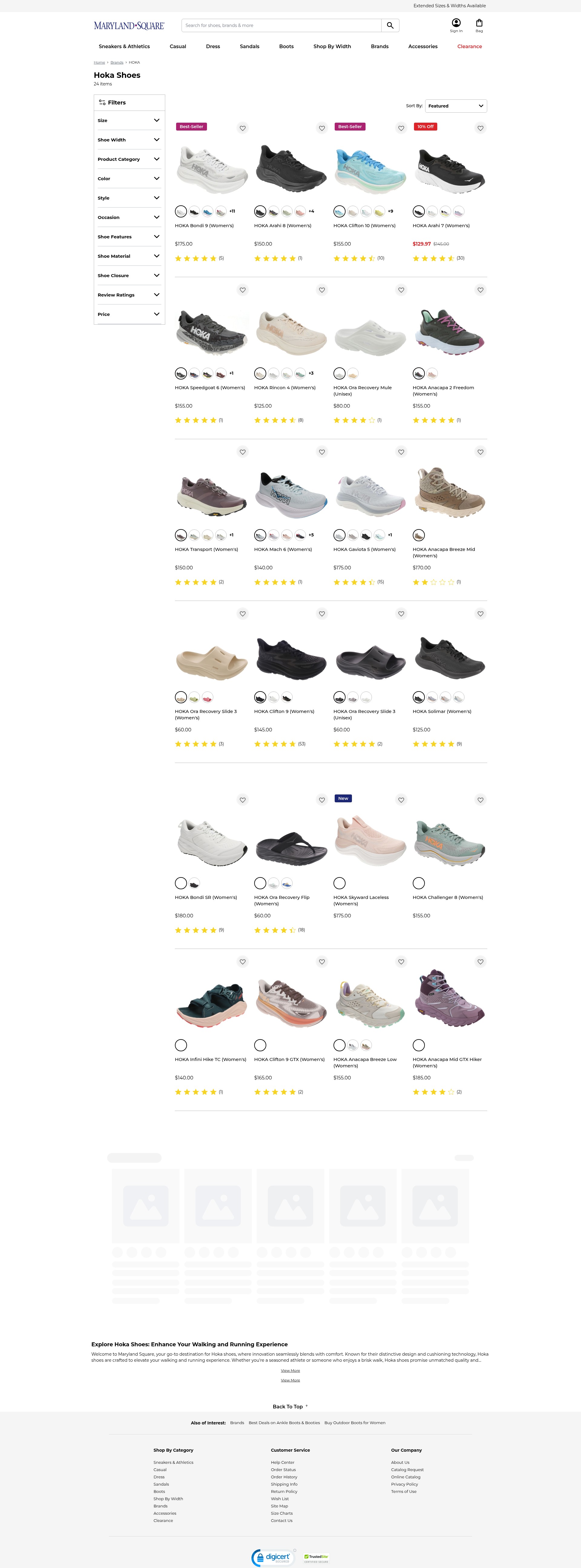 Screenshot of www.marylandsquare.com