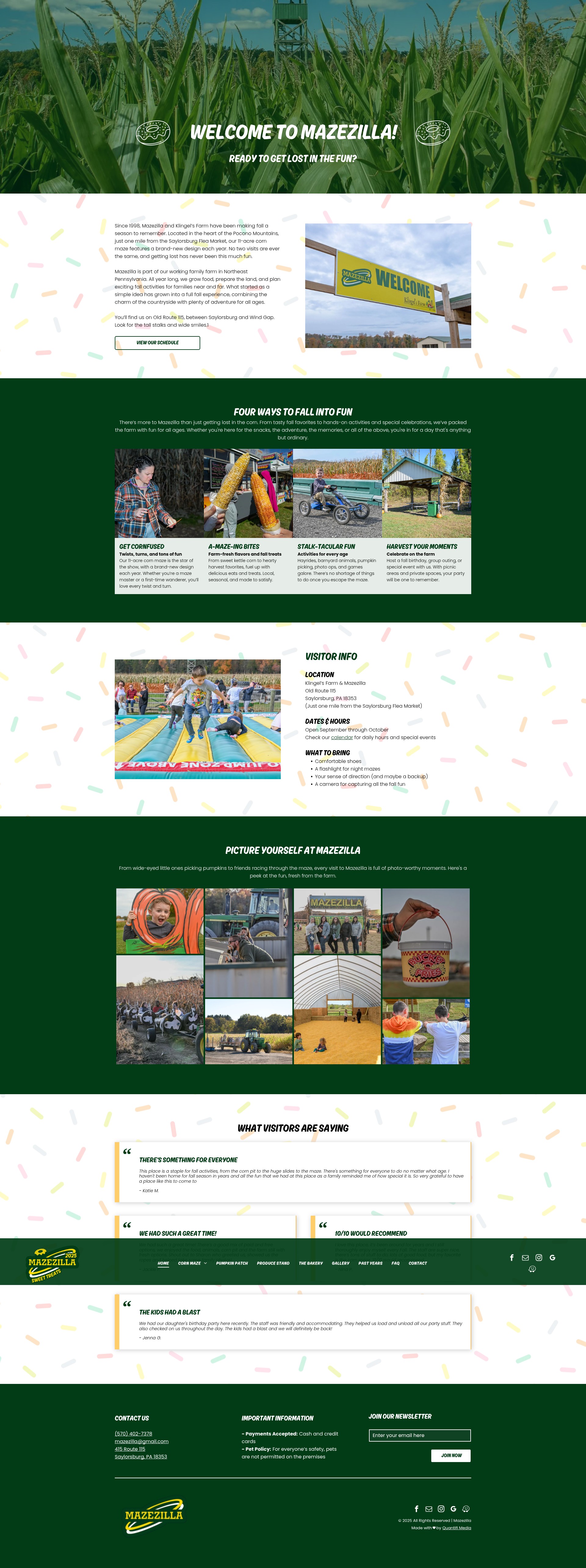 Screenshot of www.mazezilla.com