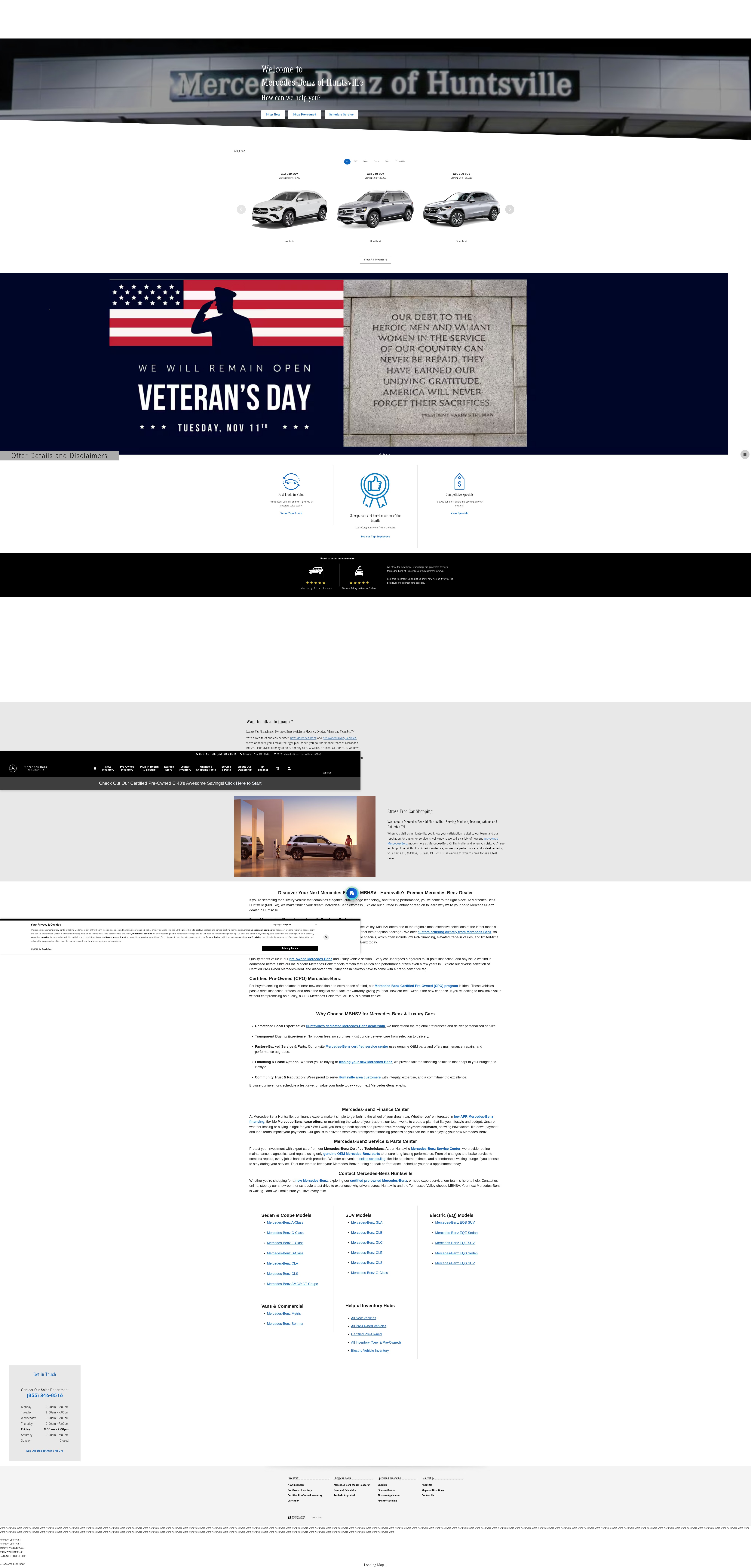 Screenshot of www.mbhsv.com