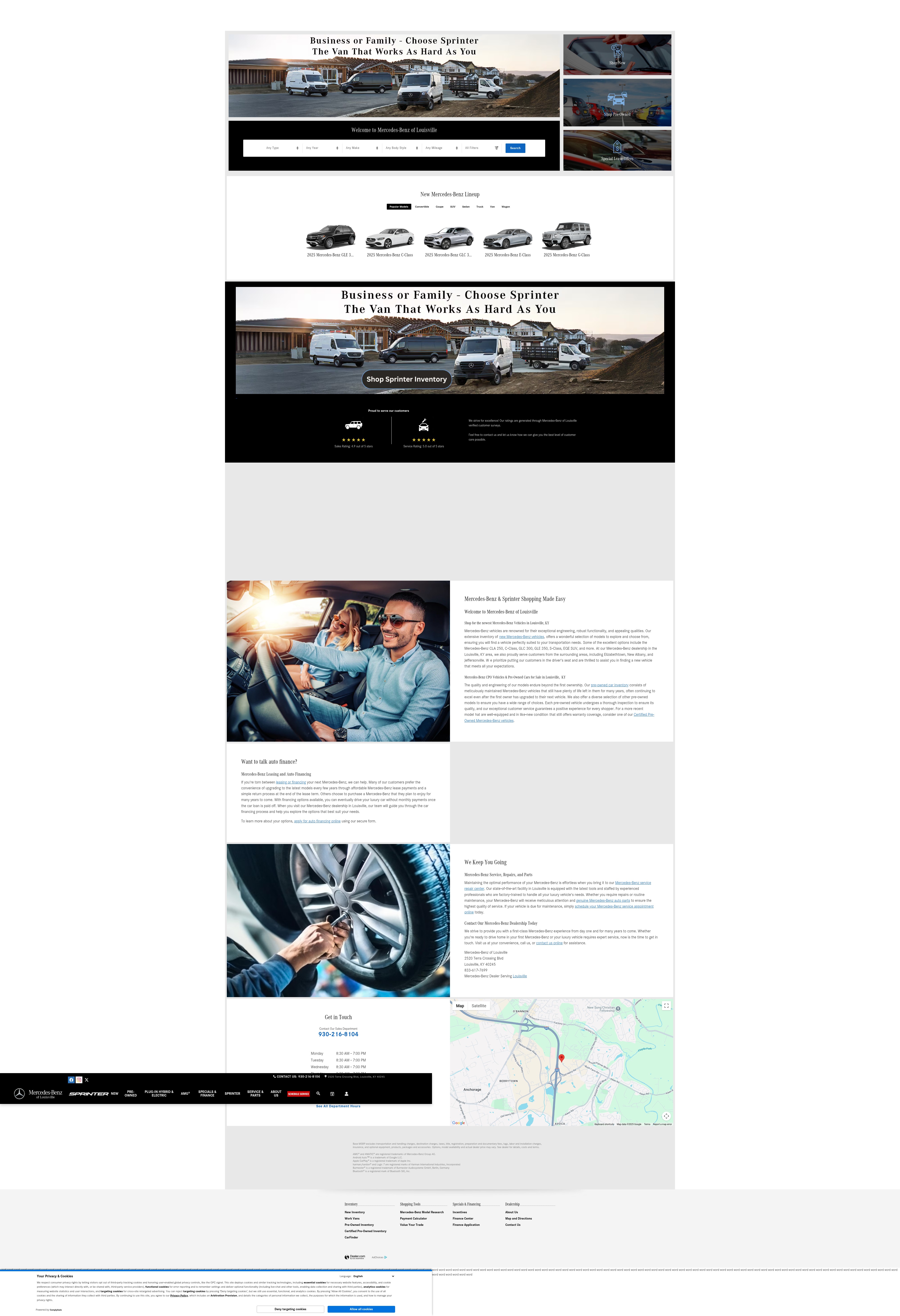 Screenshot of www.mblouisville.com