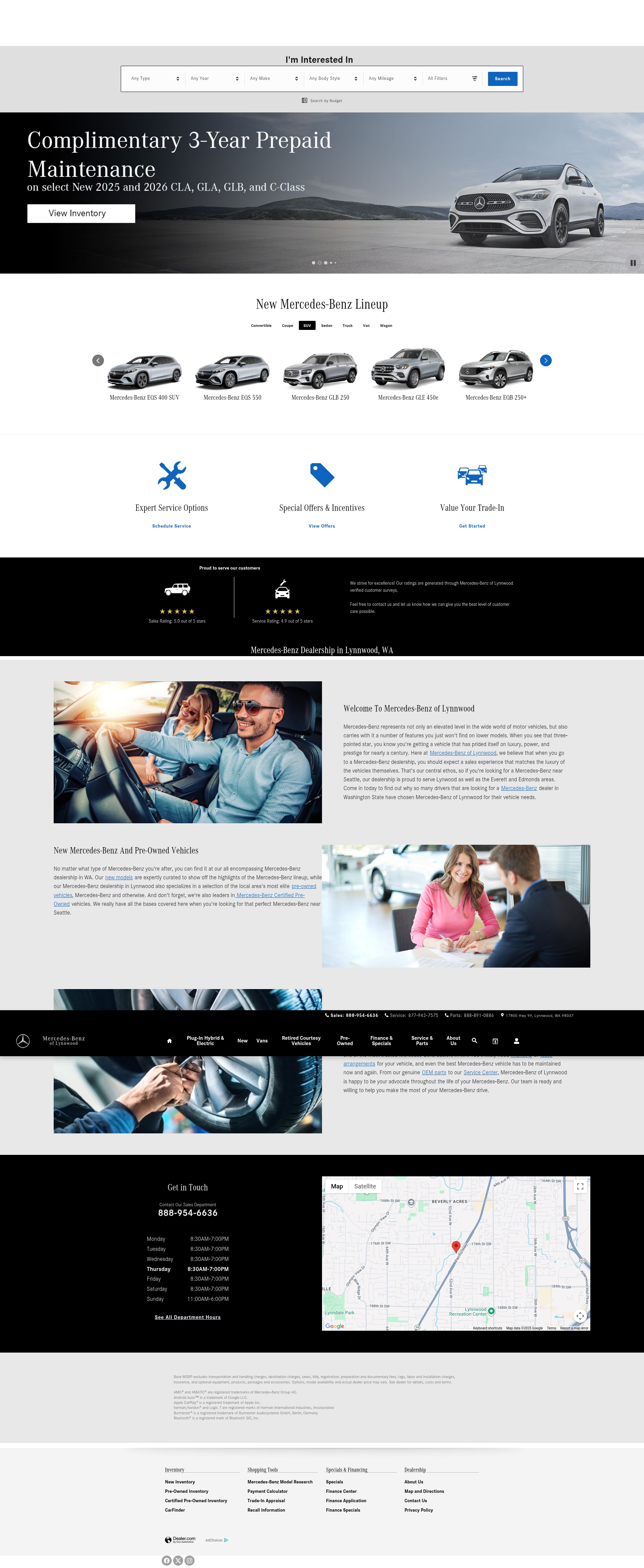 Screenshot of www.mblynnwood.com