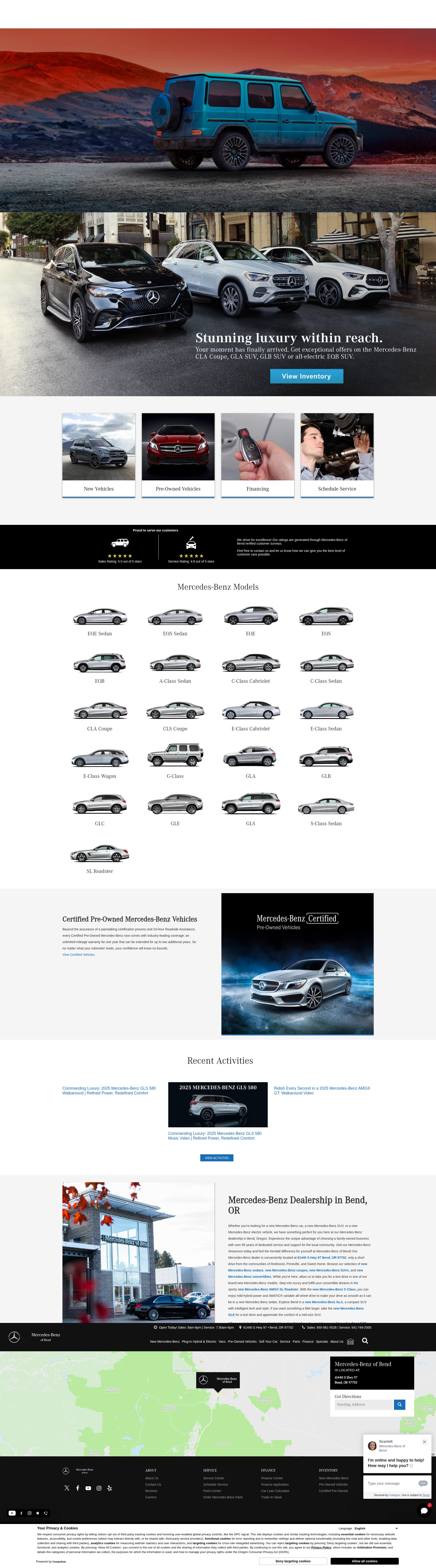 Screenshot of www.mbofbend.com