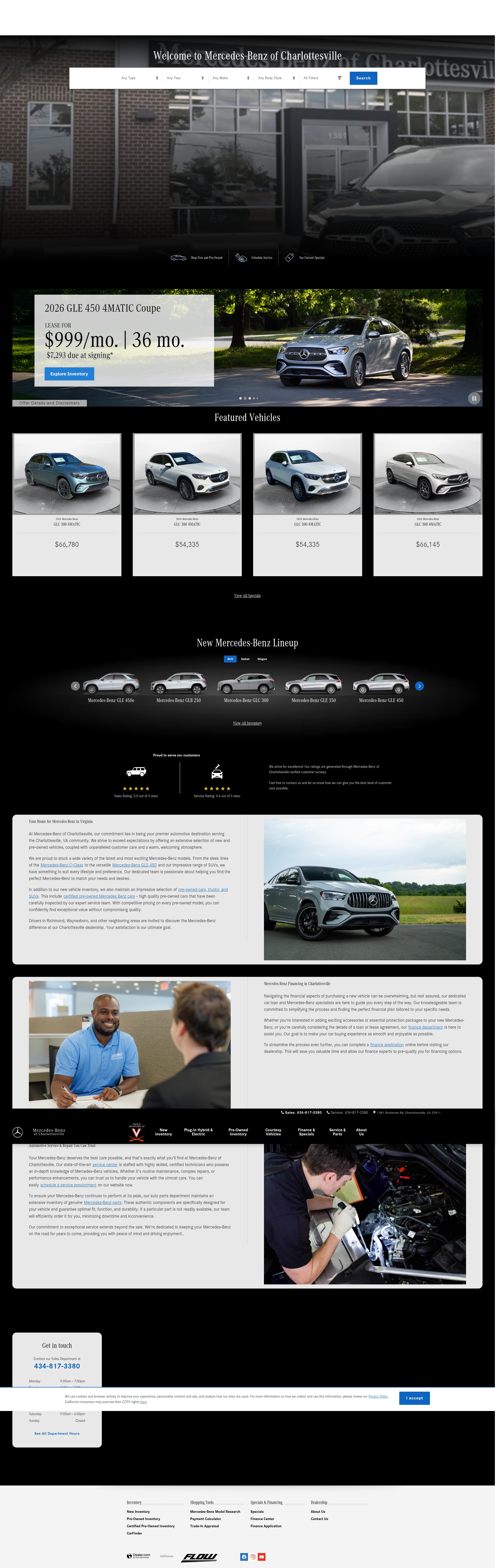 Screenshot of www.mbofcharlottesville.com