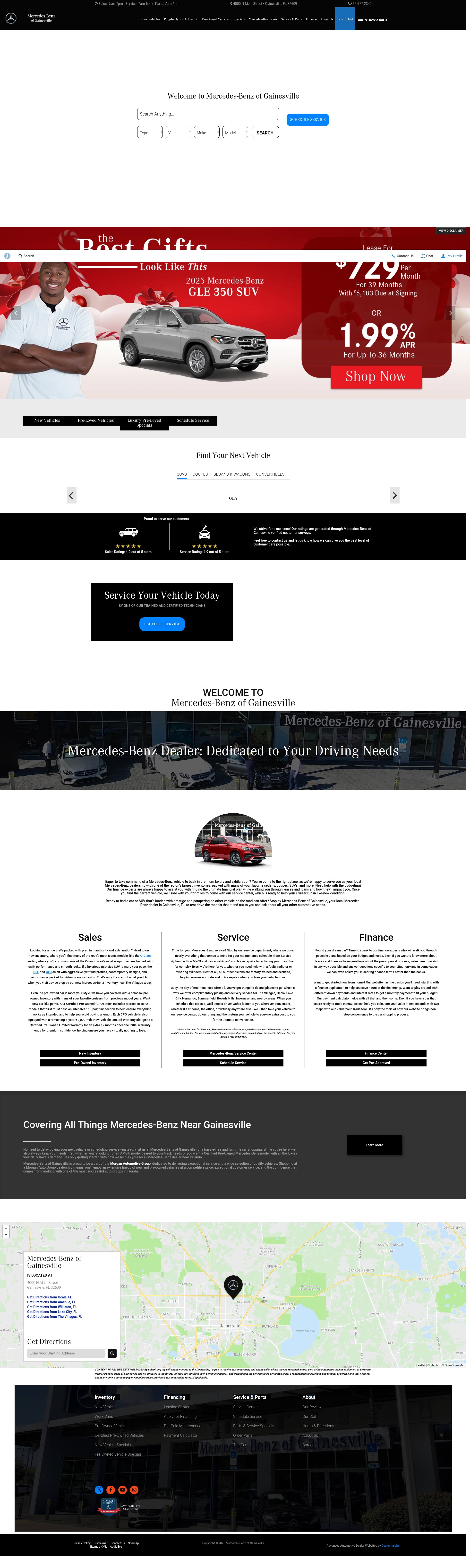 Screenshot of www.mbofgainesville.com