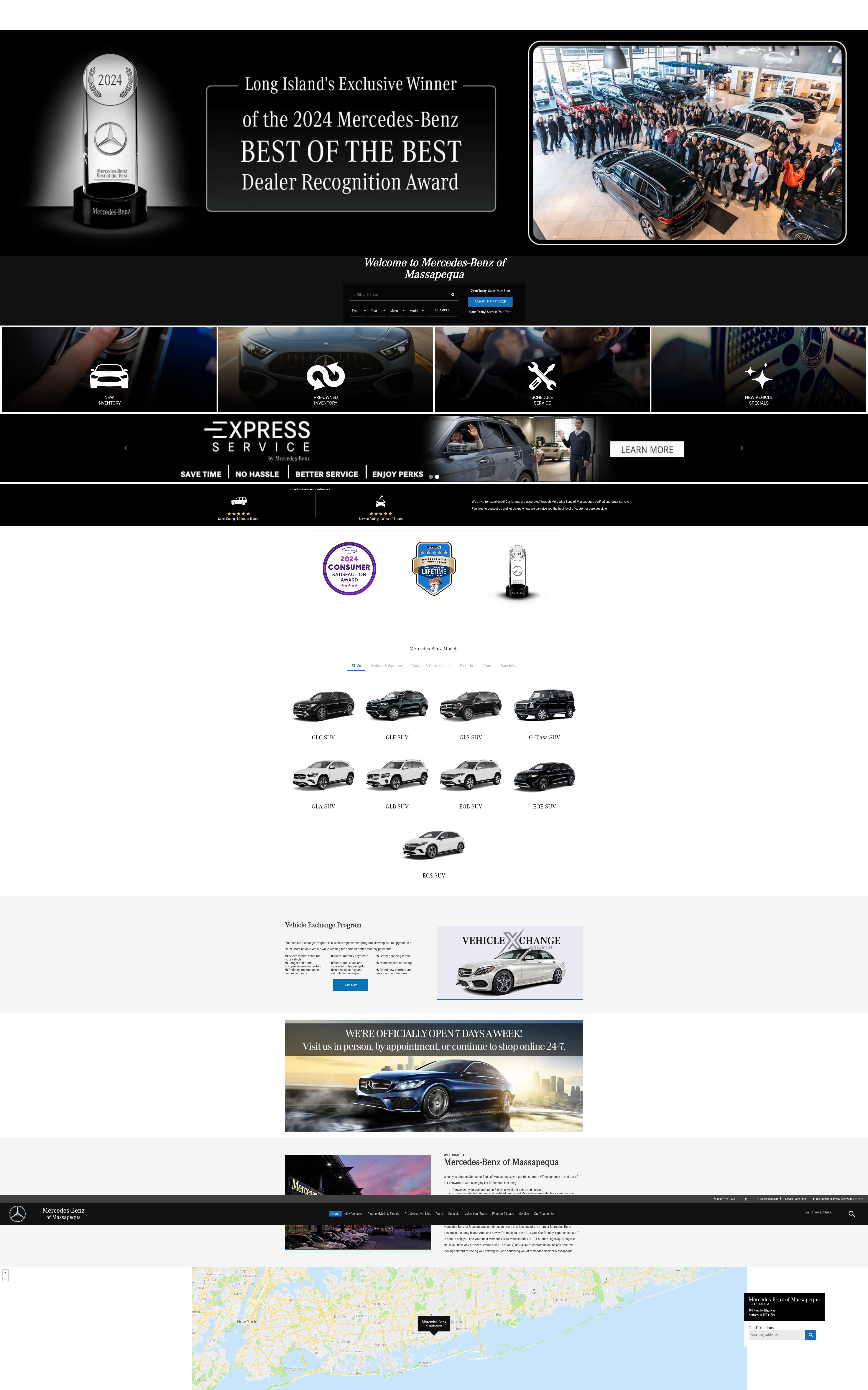 Screenshot of www.mbofmassapequa.com