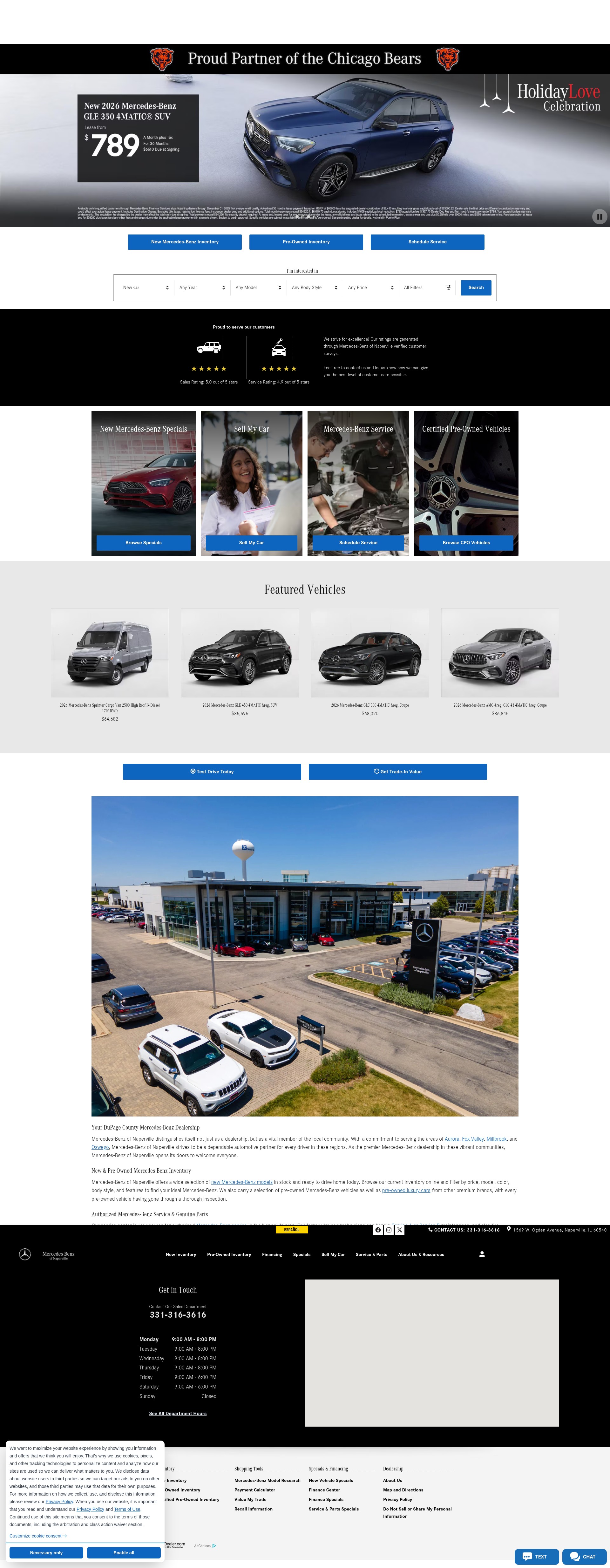 Screenshot of www.mbofnaperville.com